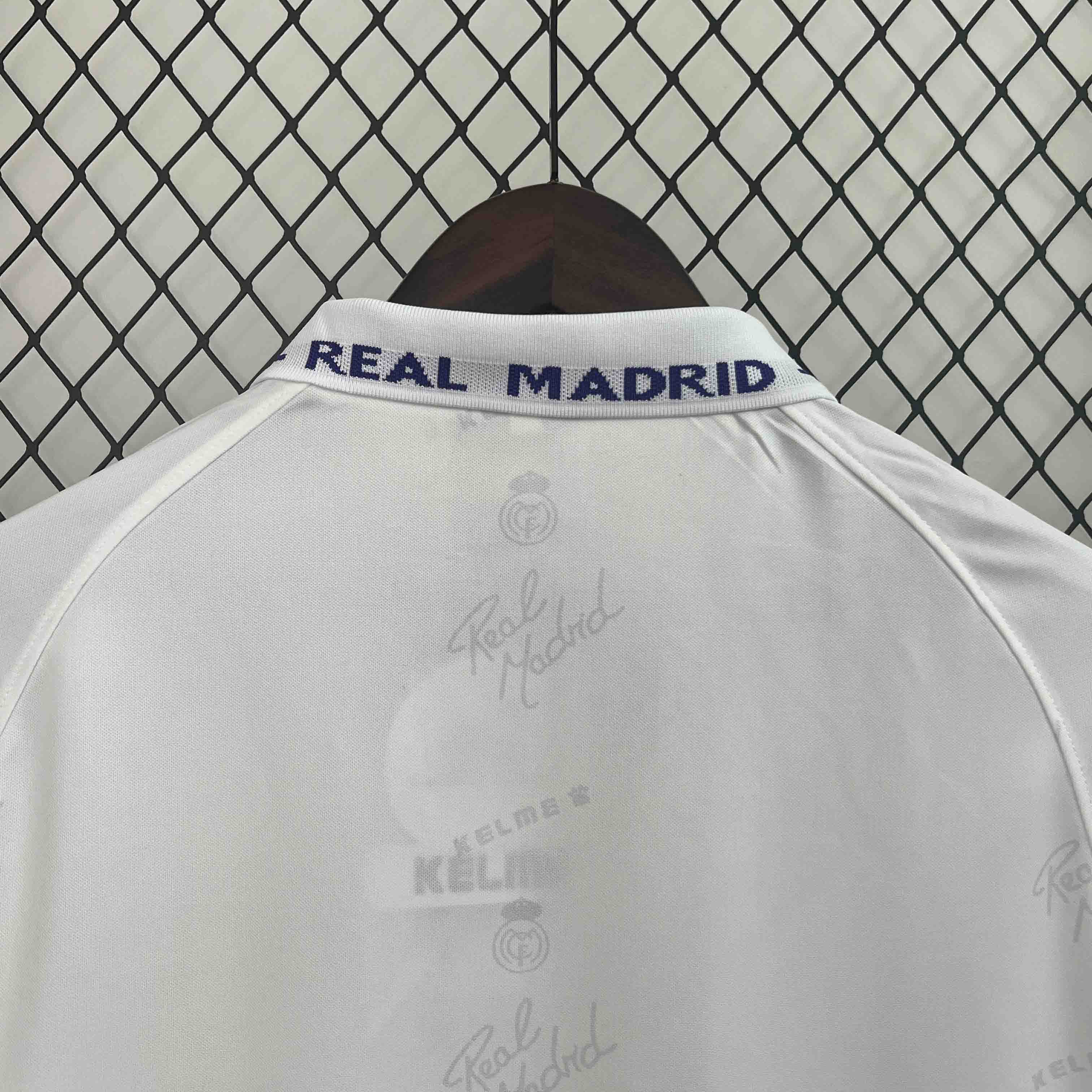 AlphaJersey-Retro Real Madrid 1994-96 Home Long Sleeve Jersey
