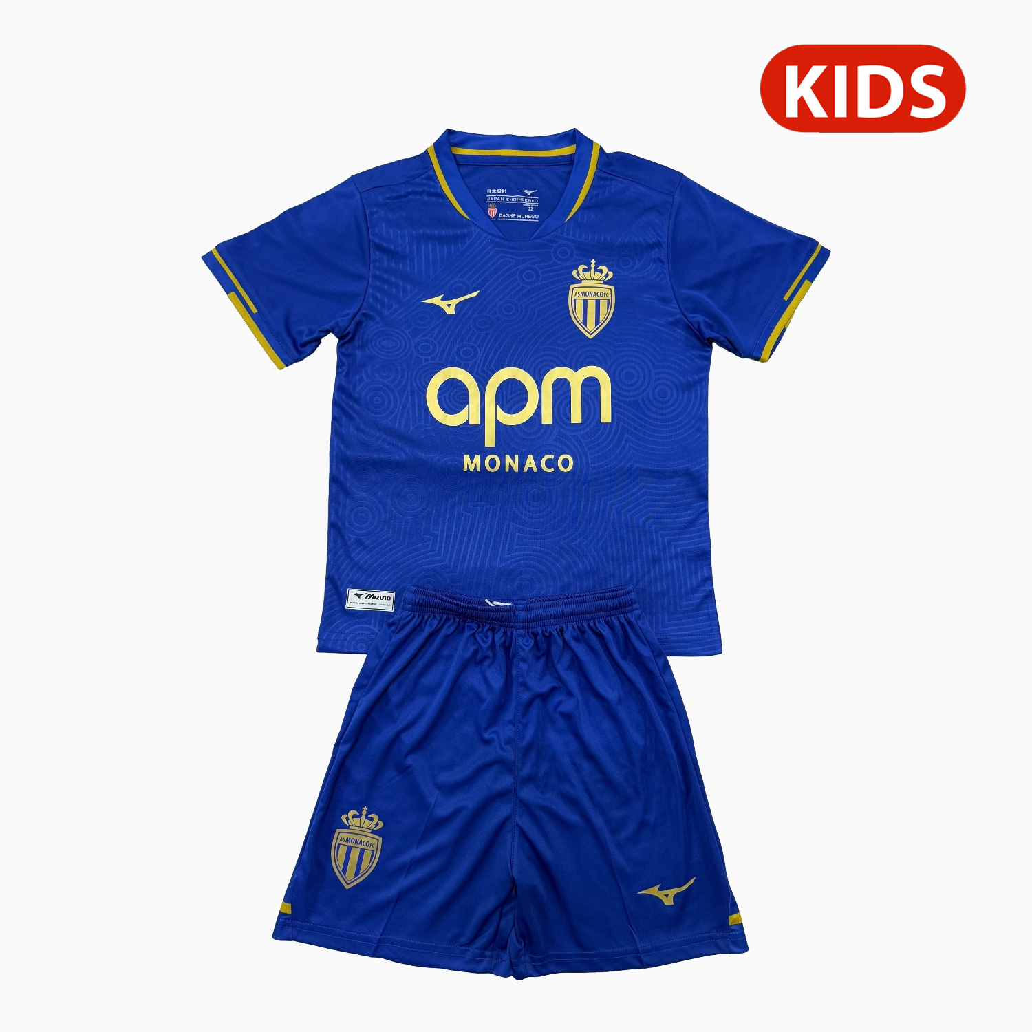 AlphaJersey-AS Monaco 25-26 Away Kids Kit