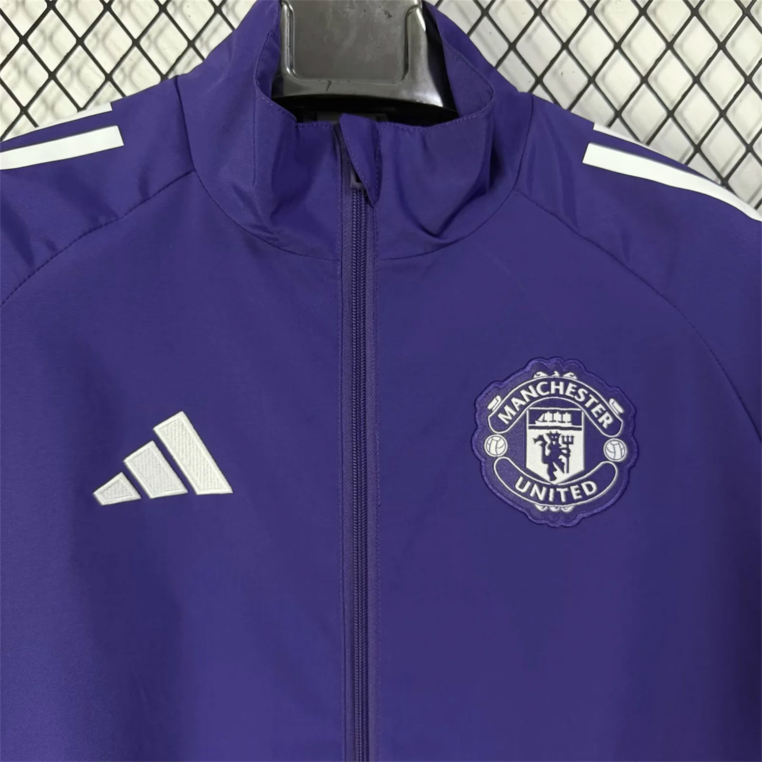 AlphaJersey-Manchester United 25-26 Training Windbreaker Jacket - Purple