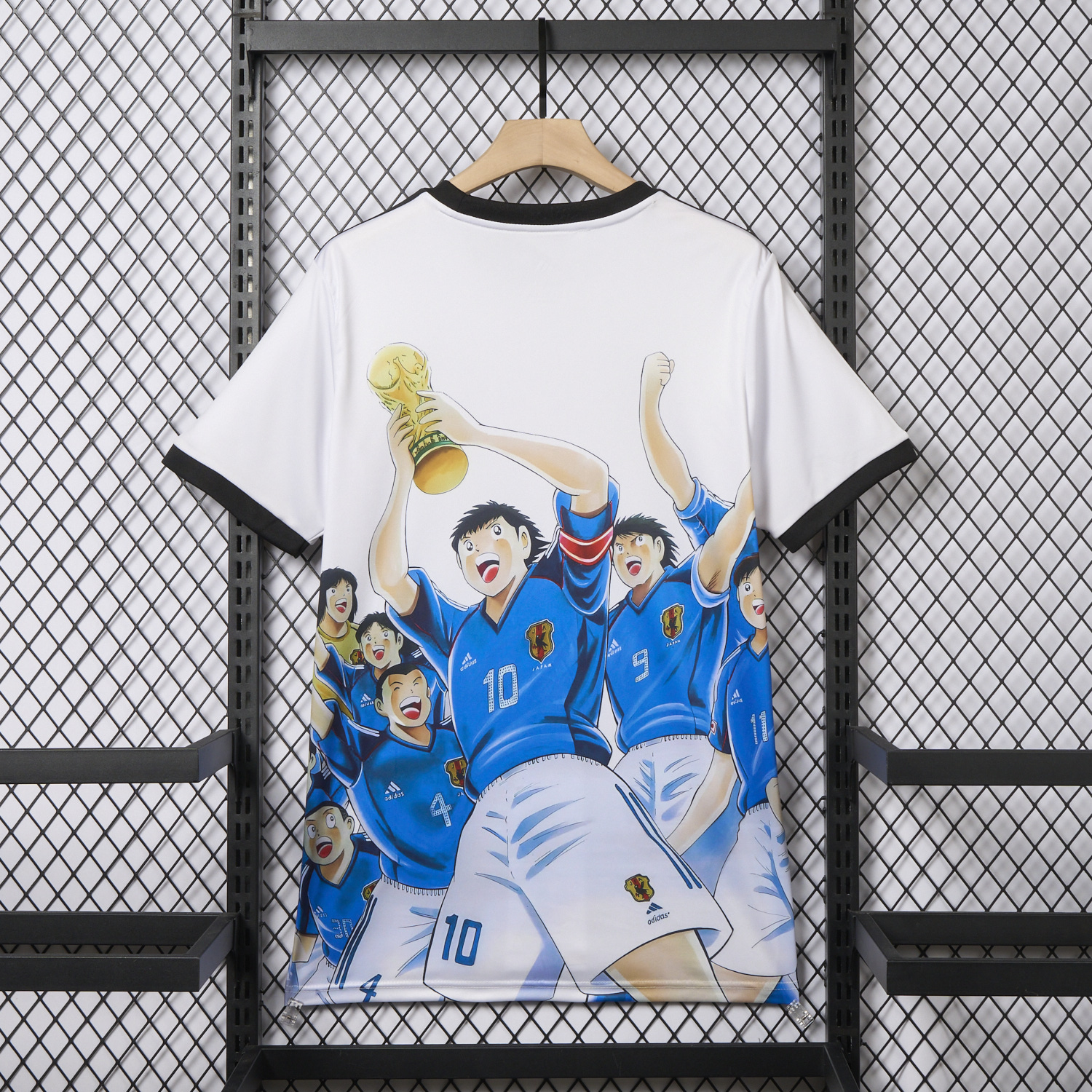 AlphaJersey-Japan 25-26 Captain Tsubasa World Cup Champion Special Jersey - Fans Version