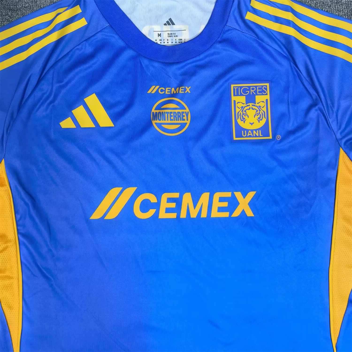 AlphaJersey-Tigres UANL 25-26 Blue Pre-Match Training Jersey - Fans Version