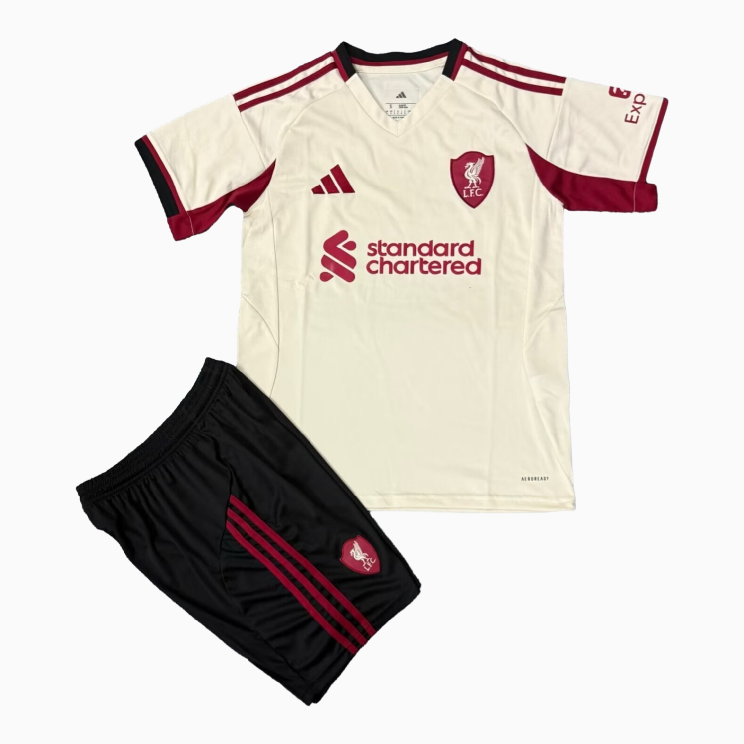 AlphaJersey-Liver.pool 25-26 Away Men's Adult Jersey Set - Fans Version