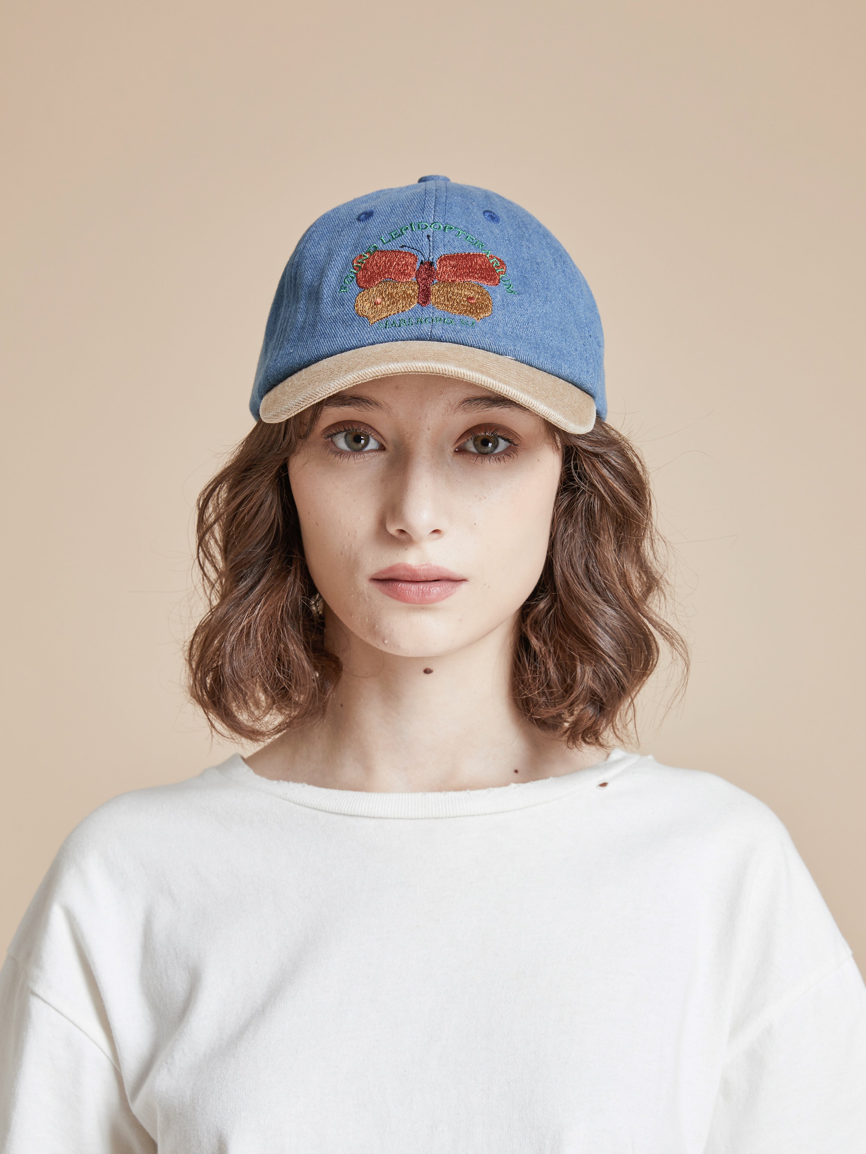 Butterfly House Denim Cap | Modern Menswear by yycbvcnbmmnbm