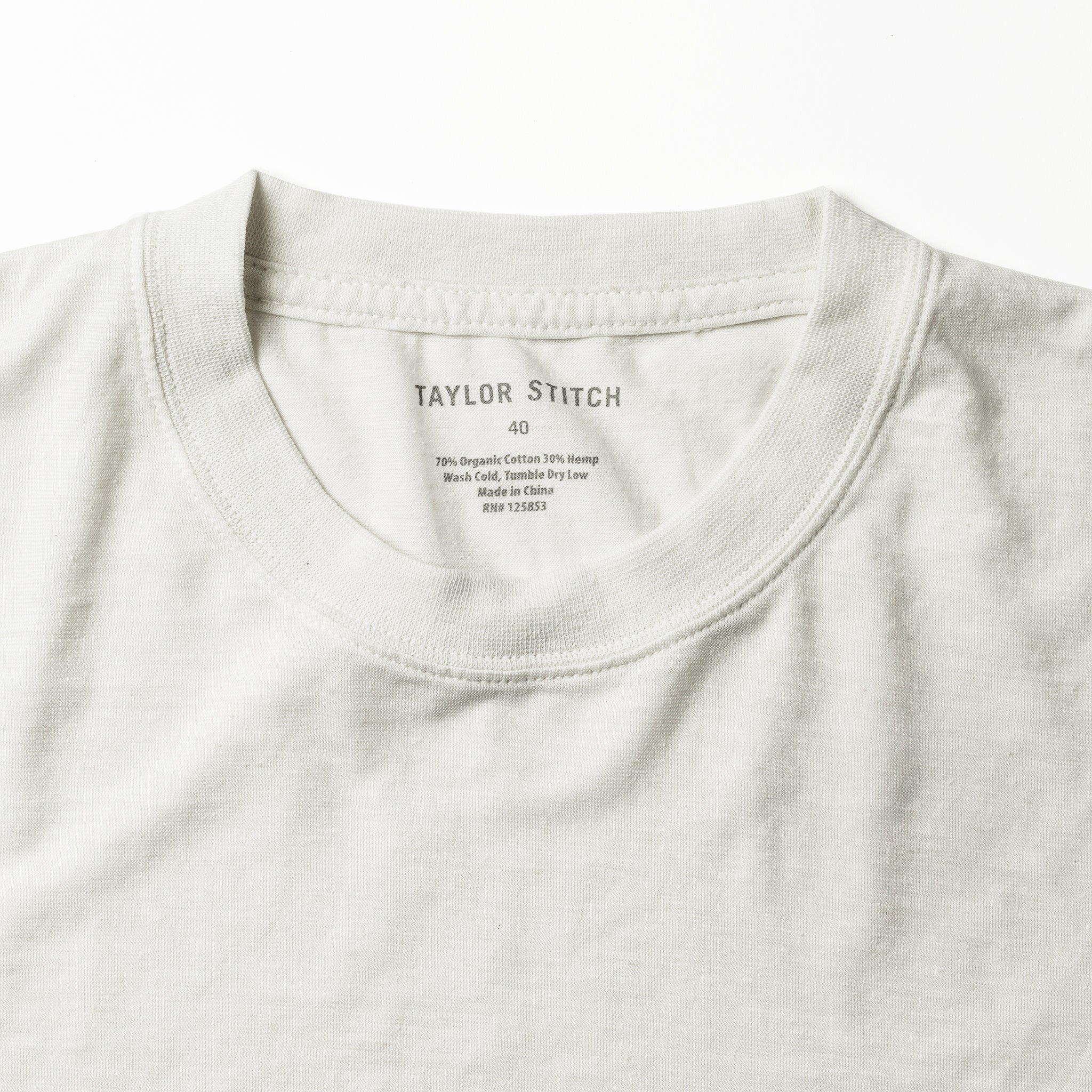 The Cotton Hemp Tee in Natural | Modern Menswear by yycbvcnbmmnbm