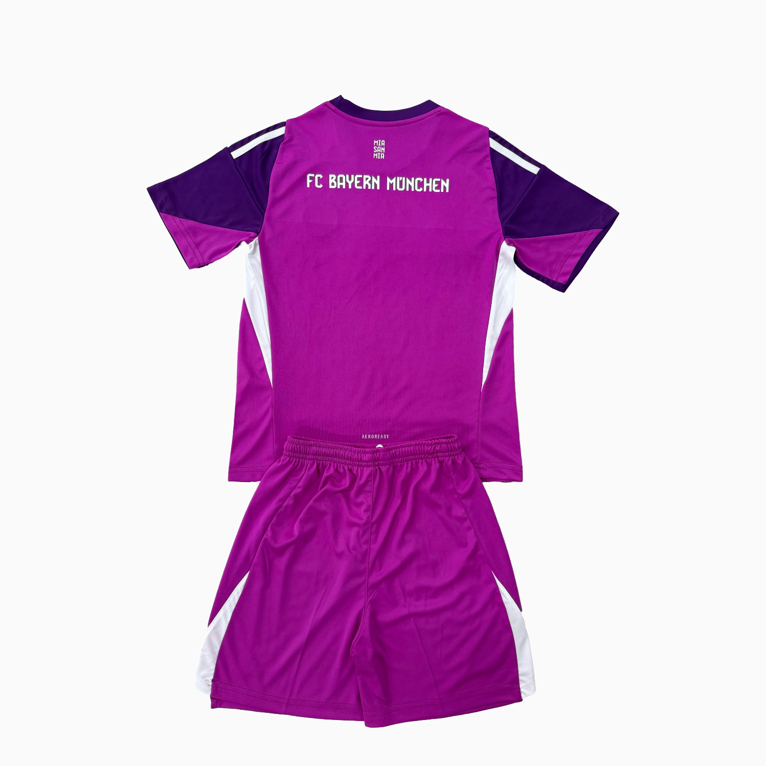 AlphaJersey-Bayern Munich 25-26 Pueple Goalkeeper Kids Kit