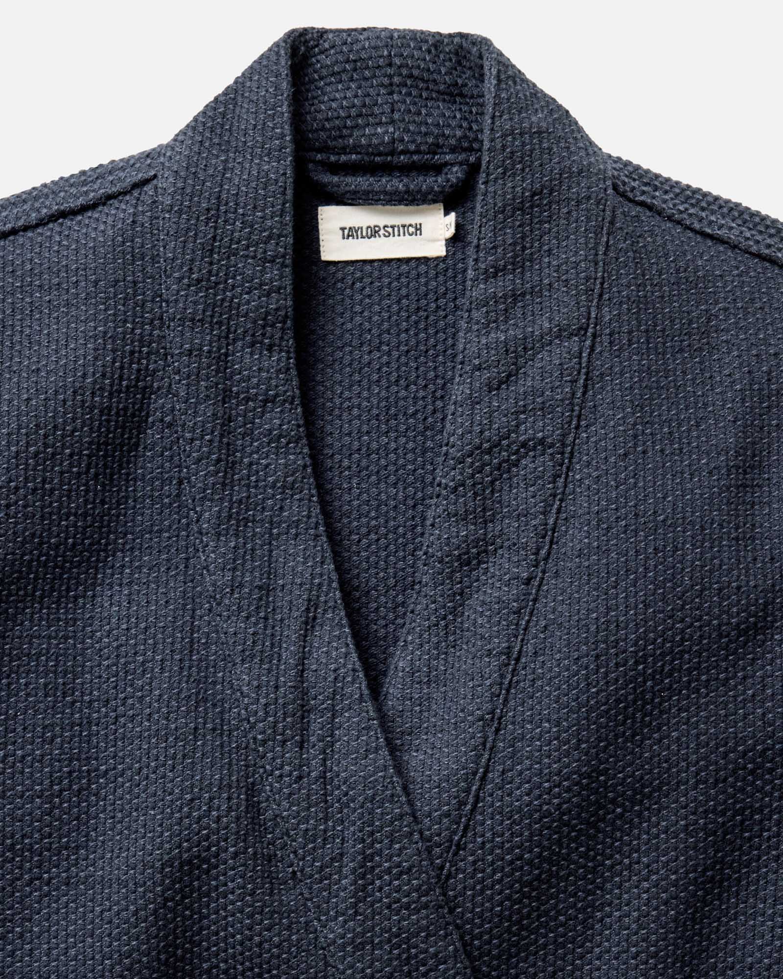 The Apres Robe in Navy Sashiko | Modern Menswear by yycbvcnbmmnbm