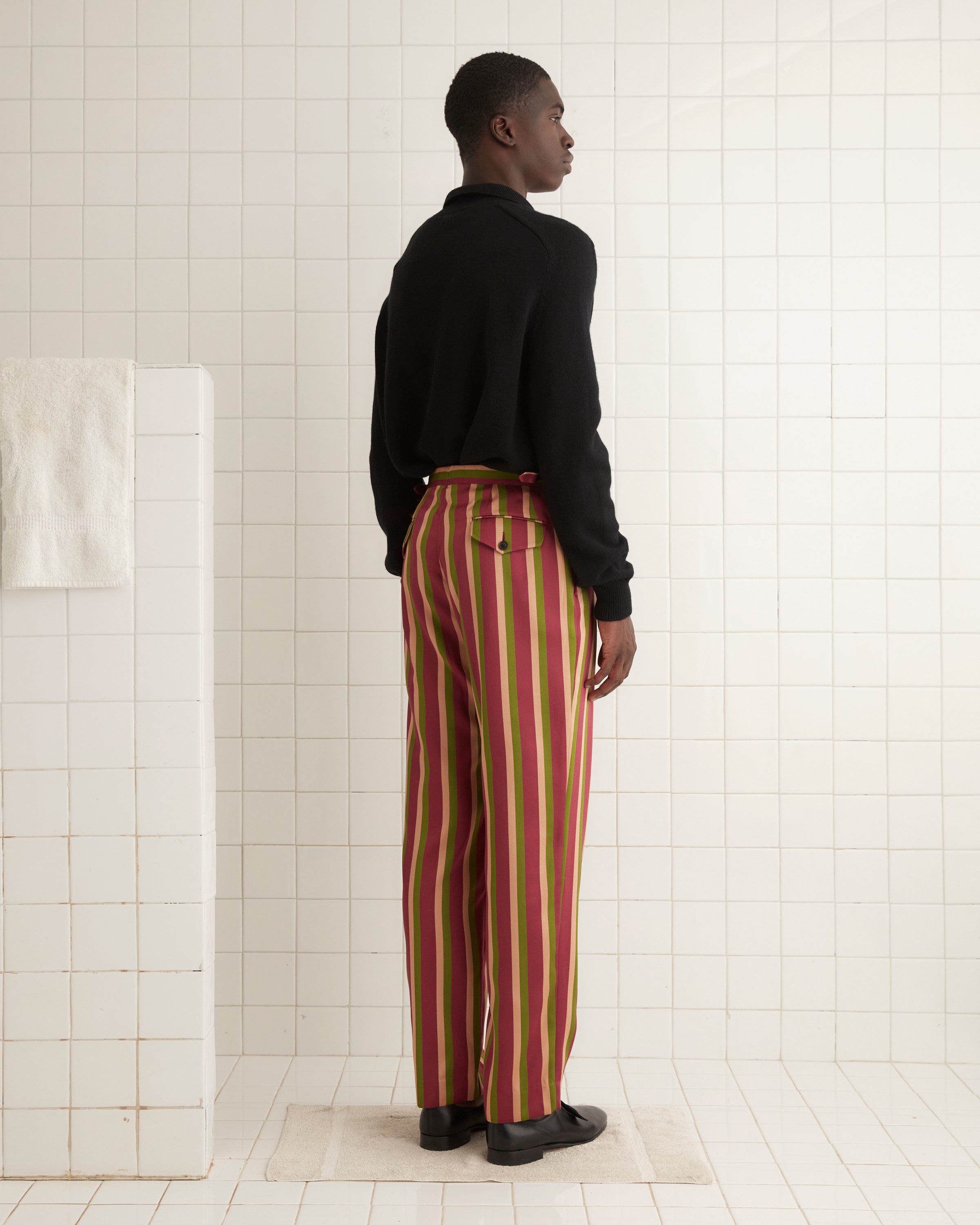 Juniper Stripe Trousers | Modern Menswear by yycbvcnbmmnbm