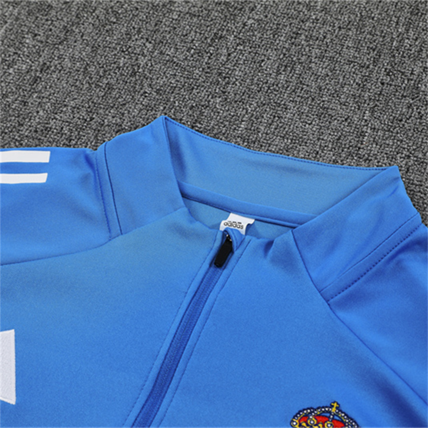 AlphaJersey-Real Madrid 25-26 Kids Long Sleeve Training Set - Bright Blue Top & Pants