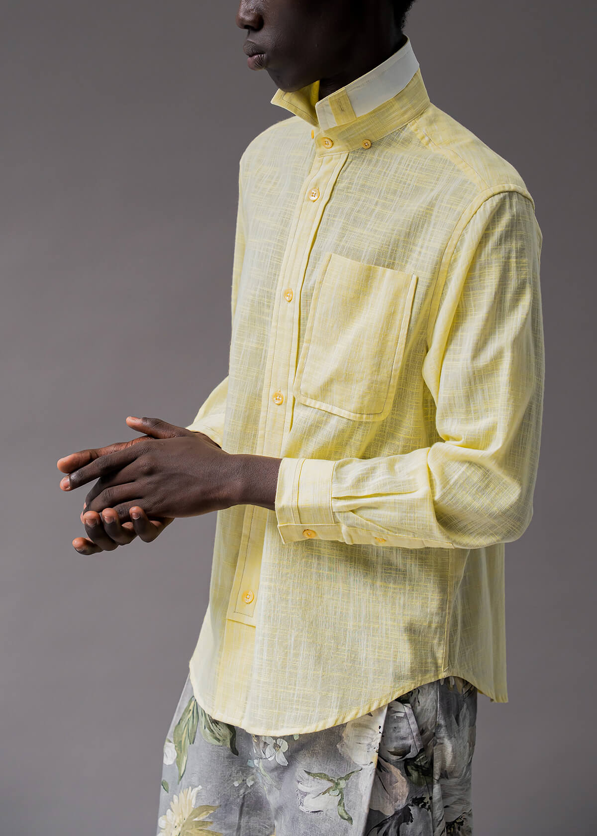 Feather Cross-X Yellow | Modern Menswear by yycbvcnbmmnbm