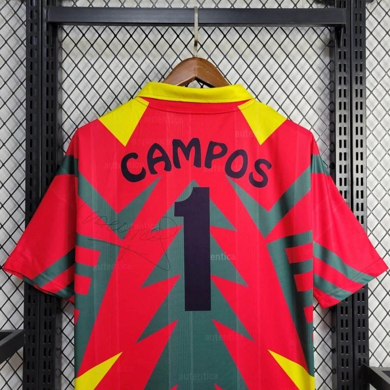 AlphaJersey-Retro Mexico 1998 World Cup Goalkeeper Red Jersey