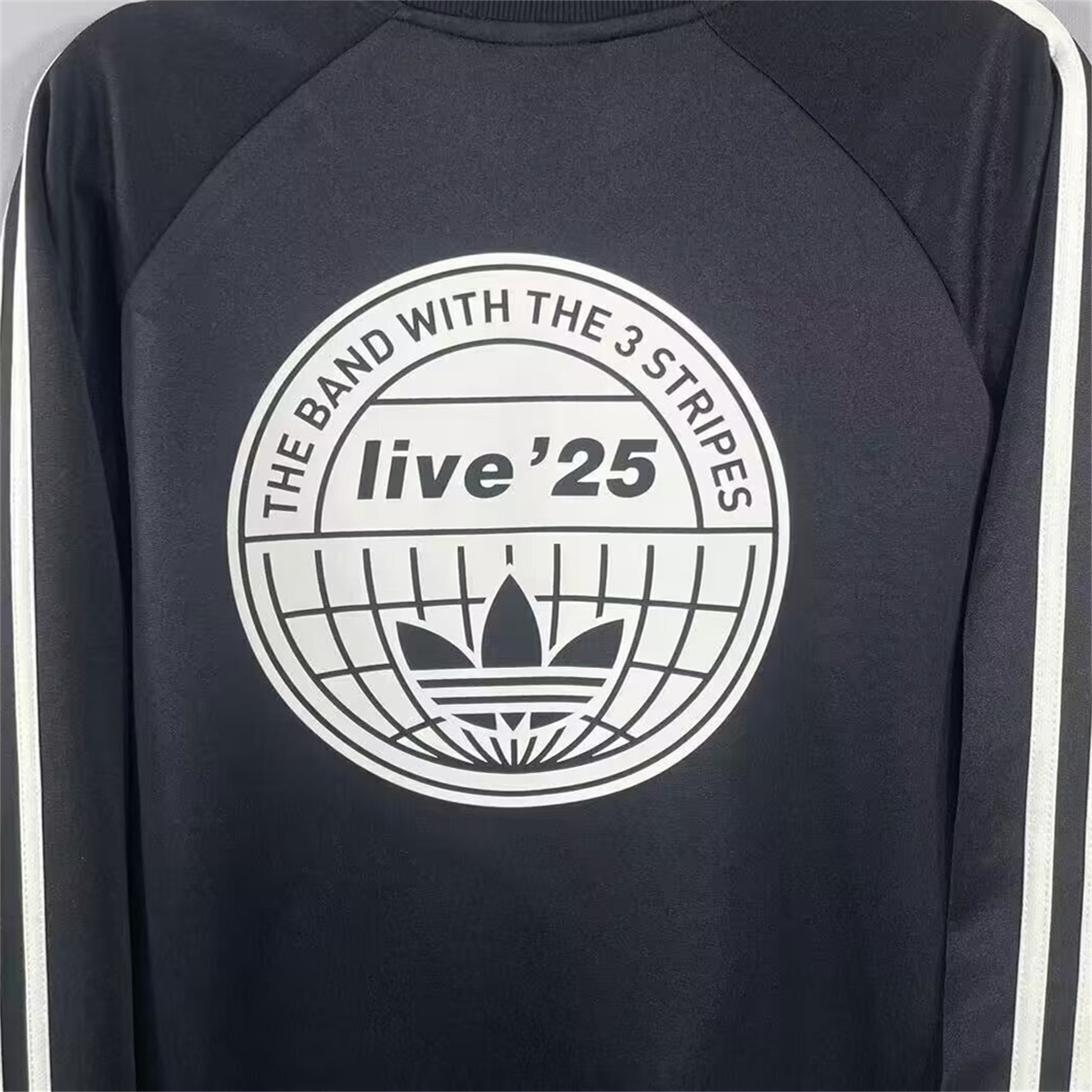 AlphaJersey-Adidas 25-26 Oasis Originals Tour Black Long Sleeves Jersey - Fans Version