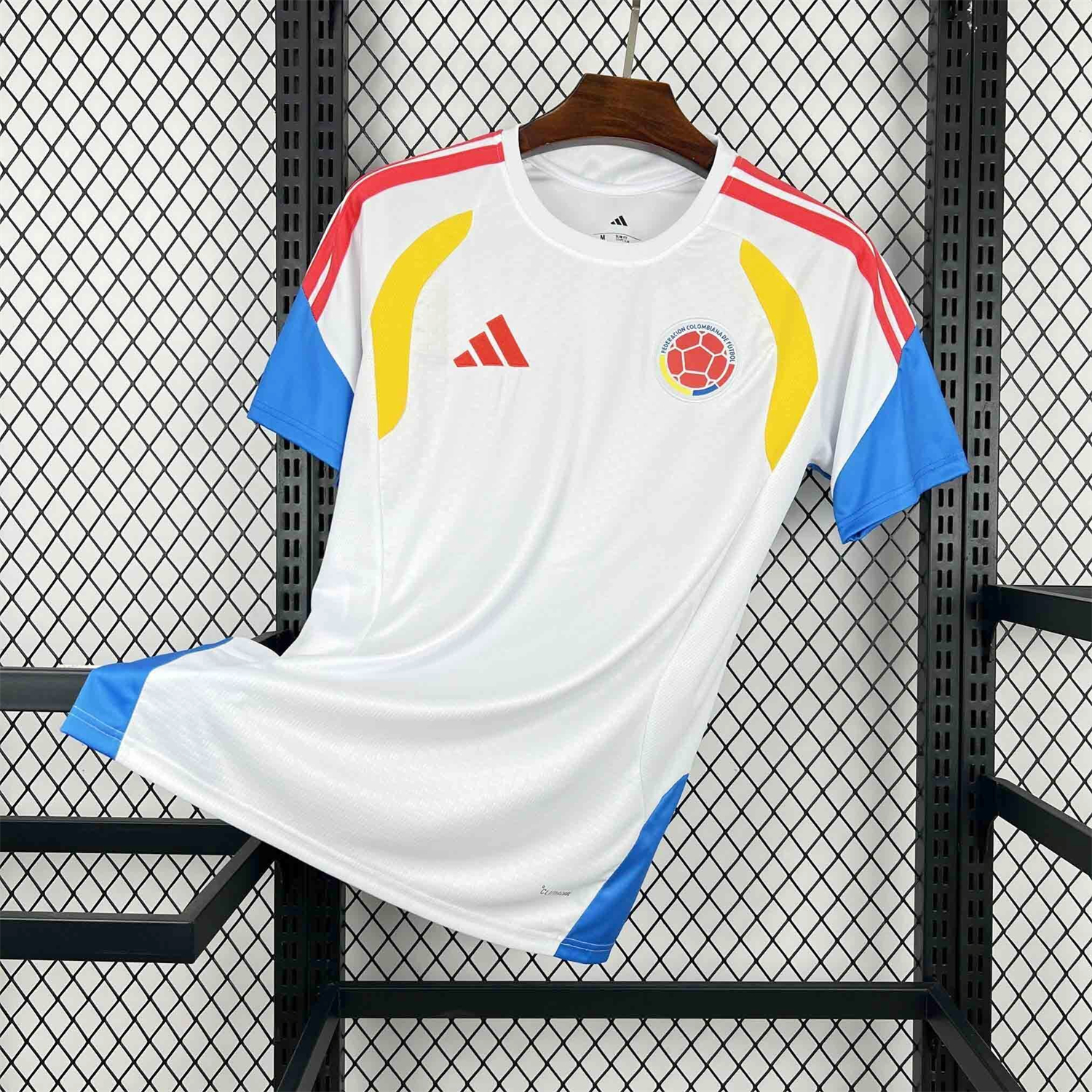 AlphaJersey-Colombia 2026 White Pre-Match Training Jersey - Fans Version