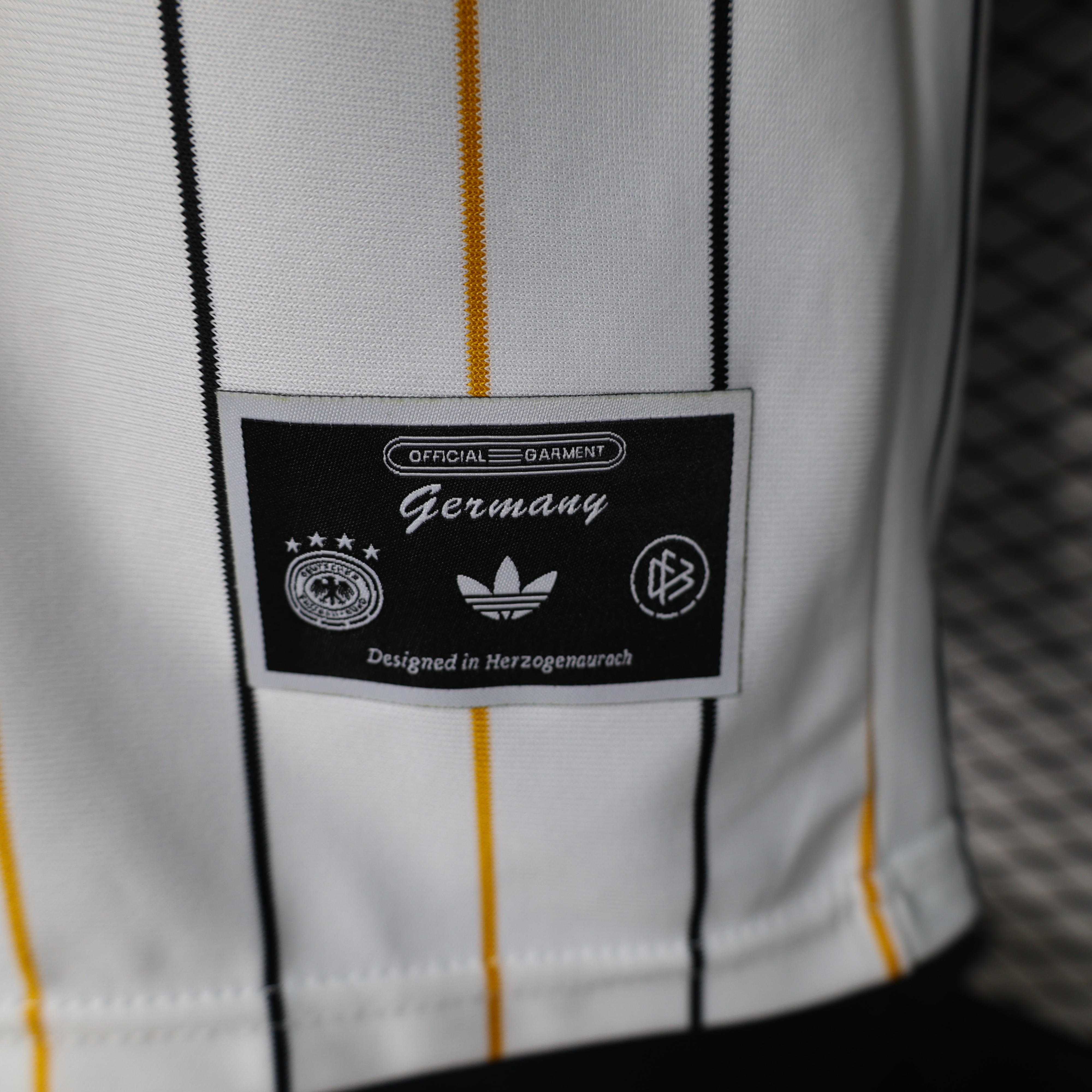 AlphaJersey-Germany 2026 Terrace Icon Retro Casual Style White Jersey - Player Version