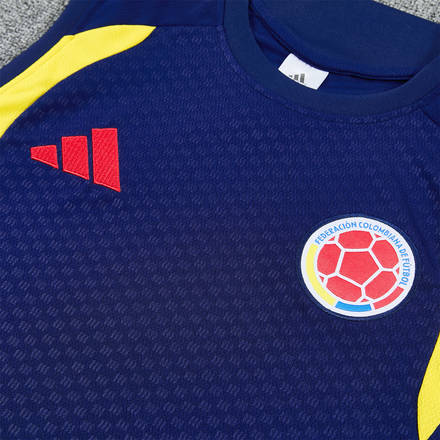 AlphaJersey-Colombia 2026 Vest Training Set - Dark Blue Vest and Shorts