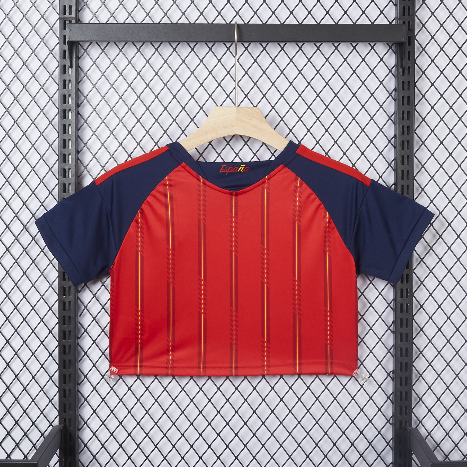 AlphaJersey-Women's Spain 2026 Home Cropped Jersey