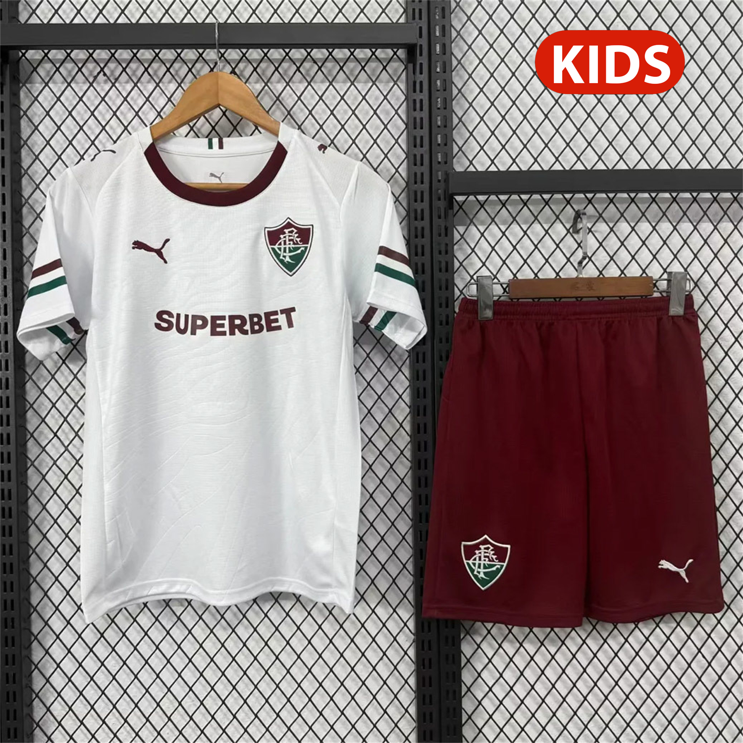 AlphaJersey-Fluminense 26-27 Away Kids Kit
