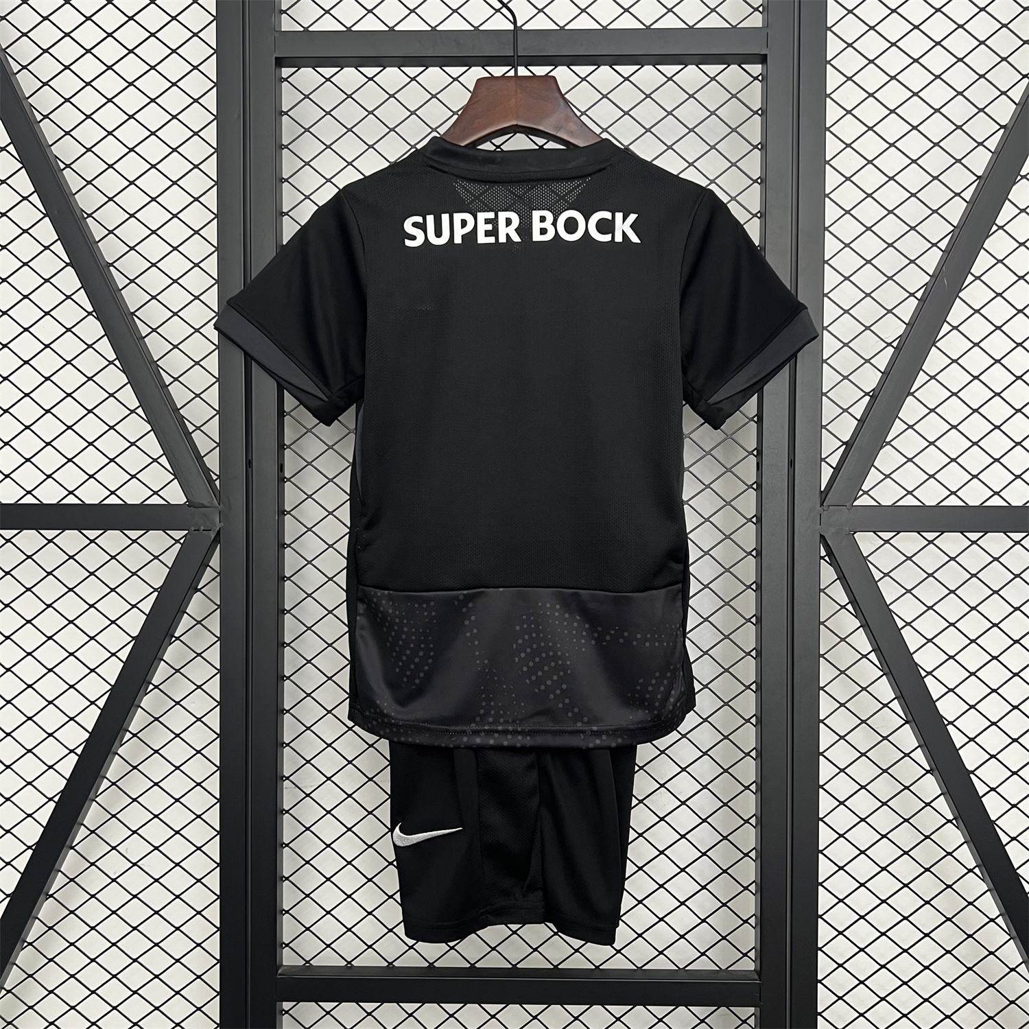 AlphaJersey-Sporting CP 25-26 Black Special Kids Kit