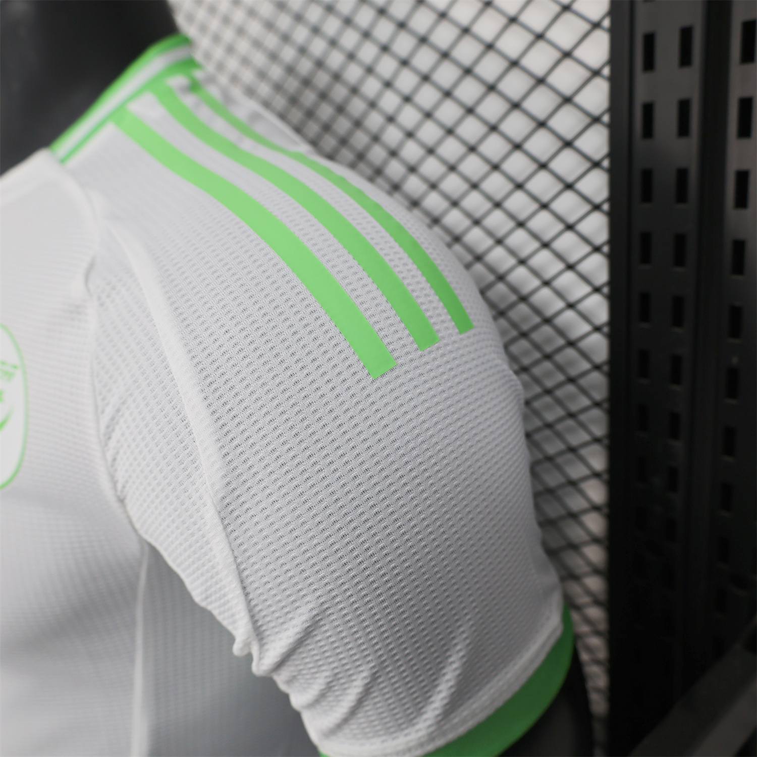 AlphaJersey-Algeria 25-26 Whie Jersey with Green - Player Version