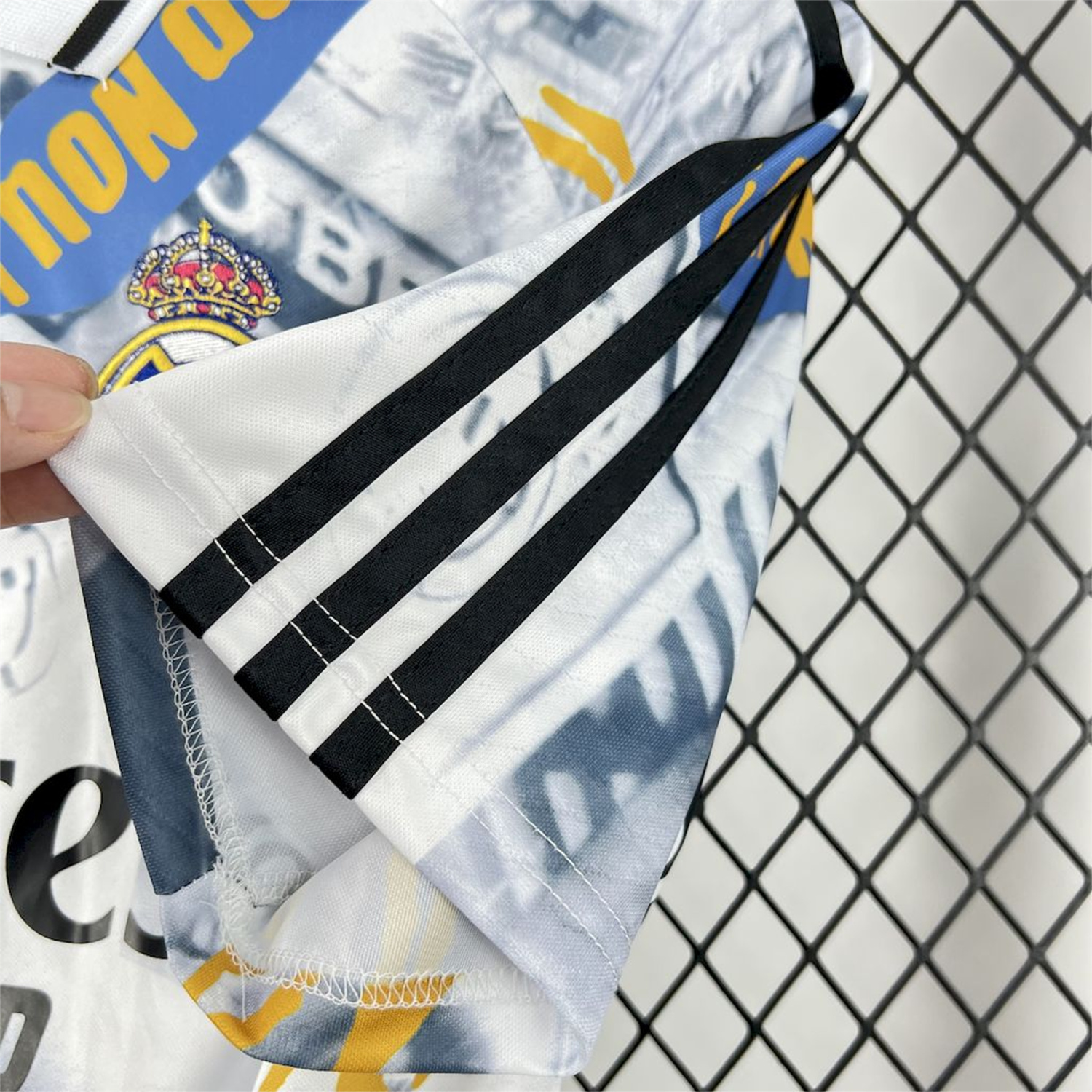AlphaJersey-Real Madrid 25-26 Capture Of Camp Nou POLO White Special Jersey - Fans Version