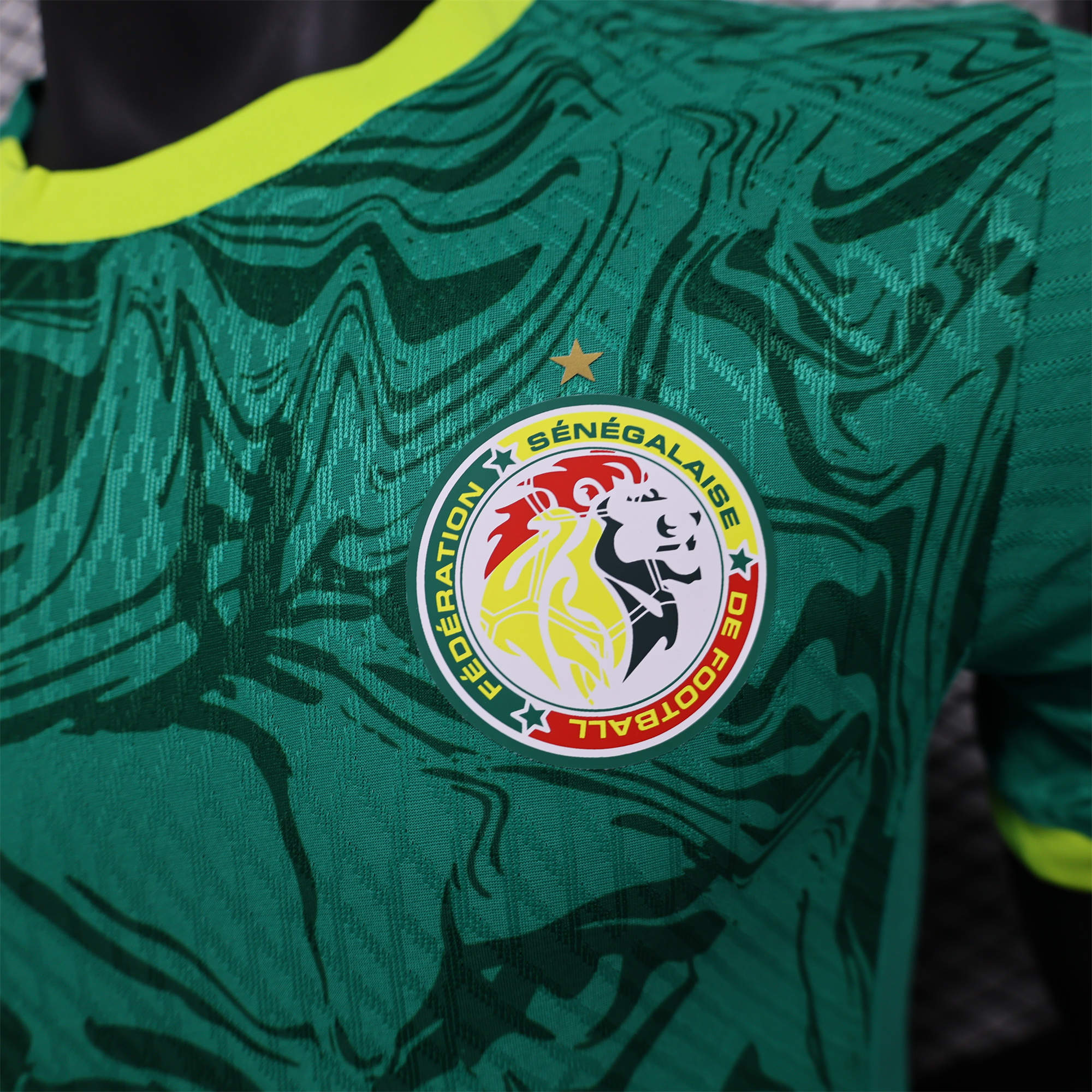 AlphaJersey-Senegal 2026 Away Double Stars Jersey - Player Version