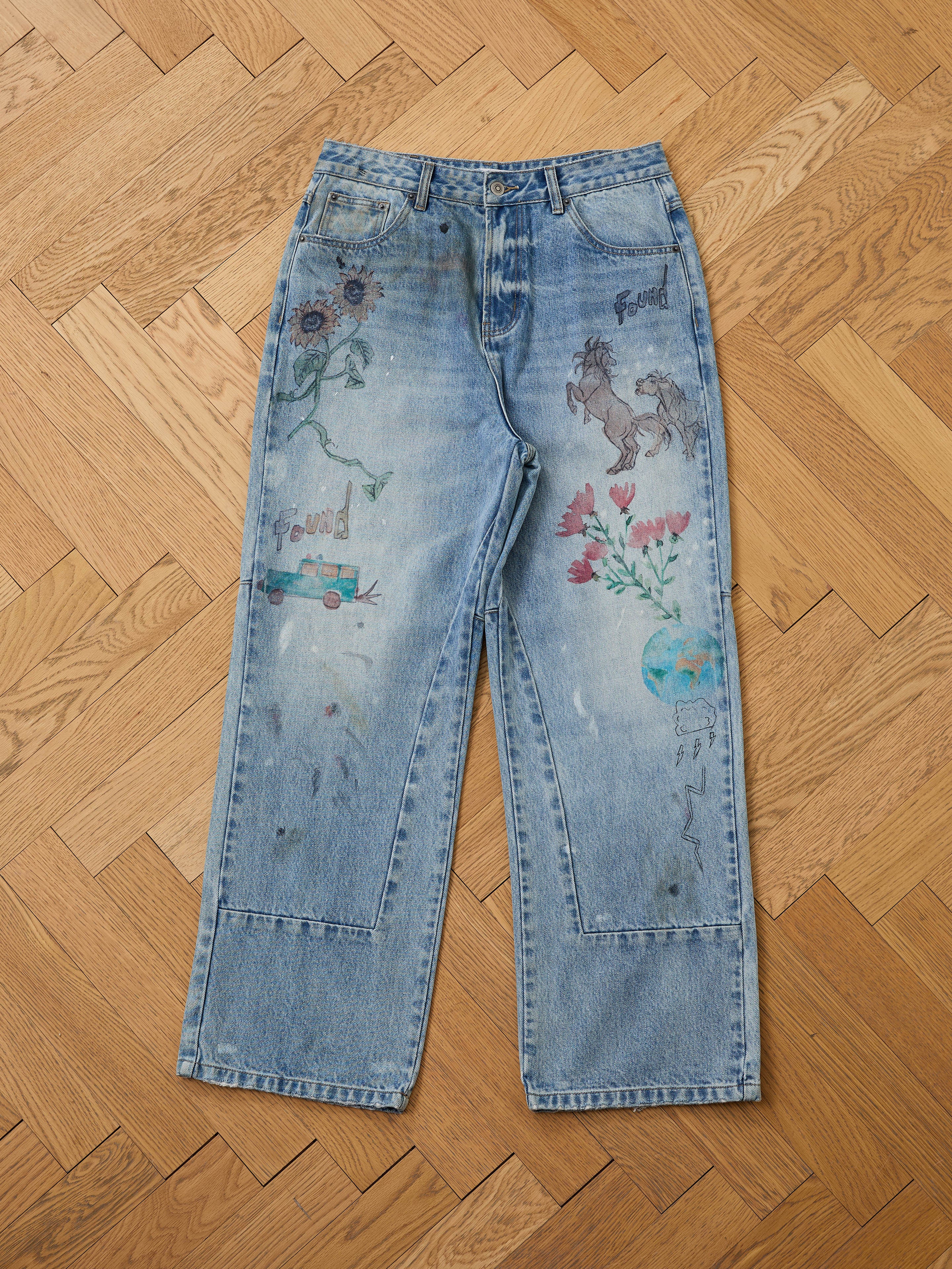 Hand Art Jeans | Modern Menswear by yycbvcnbmmnbm