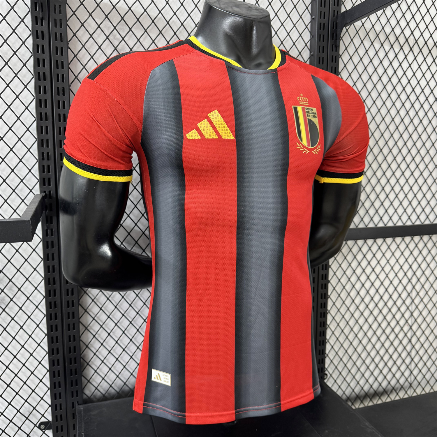 AlphaJersey-Belgium 2026 Red And Black Special Jersey - Player Version