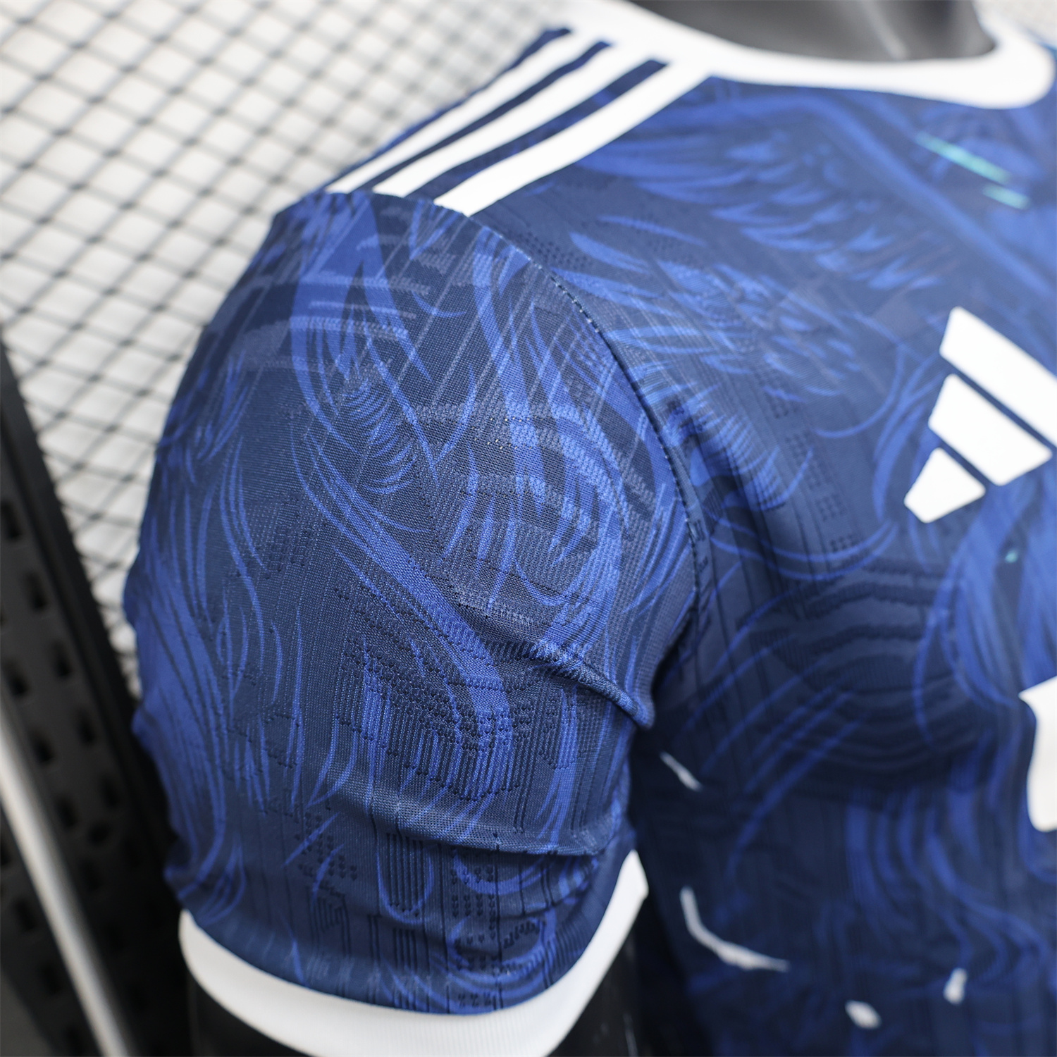 AlphaJersey-Real Madrid 25-26 Blue Jersey with White Viking Roar Comics - Player Version
