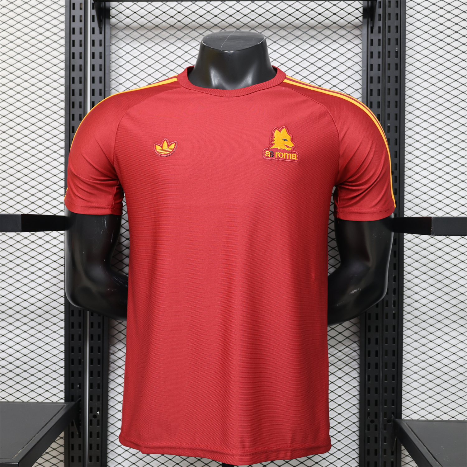 AlphaJersey-AS Roma 25-26 Retro Casual Style Red Special Jersey - Player Version