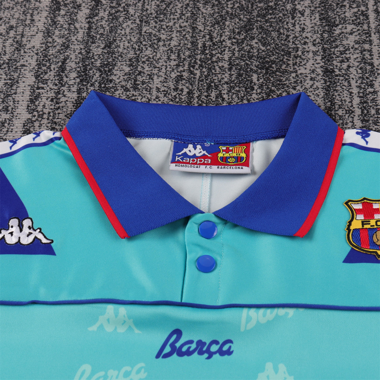 AlphaJersey-Retro Barcelona 1992-95 Away Kids Kit
