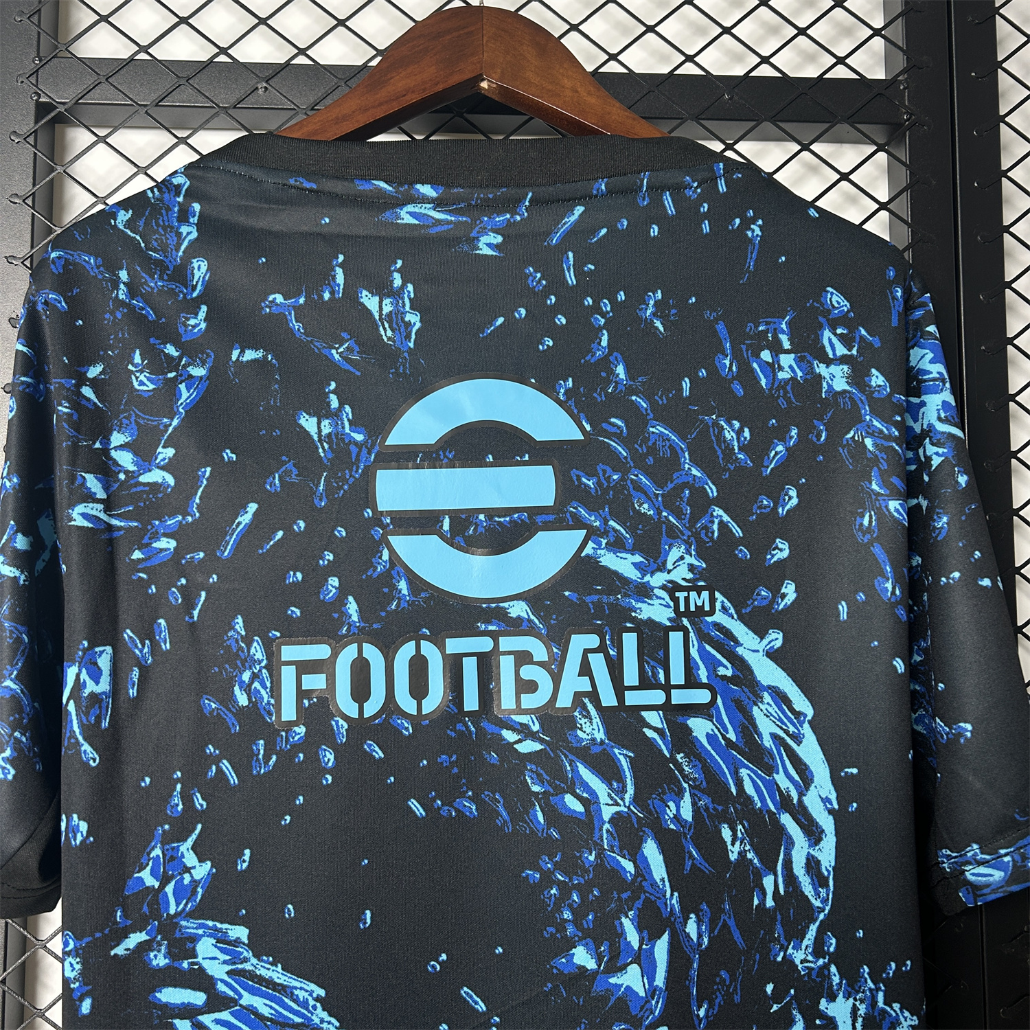 AlphaJersey-Inter Milan 25-26 Blue Snake Pattern Pre-Match Training Jersey - Fans Version