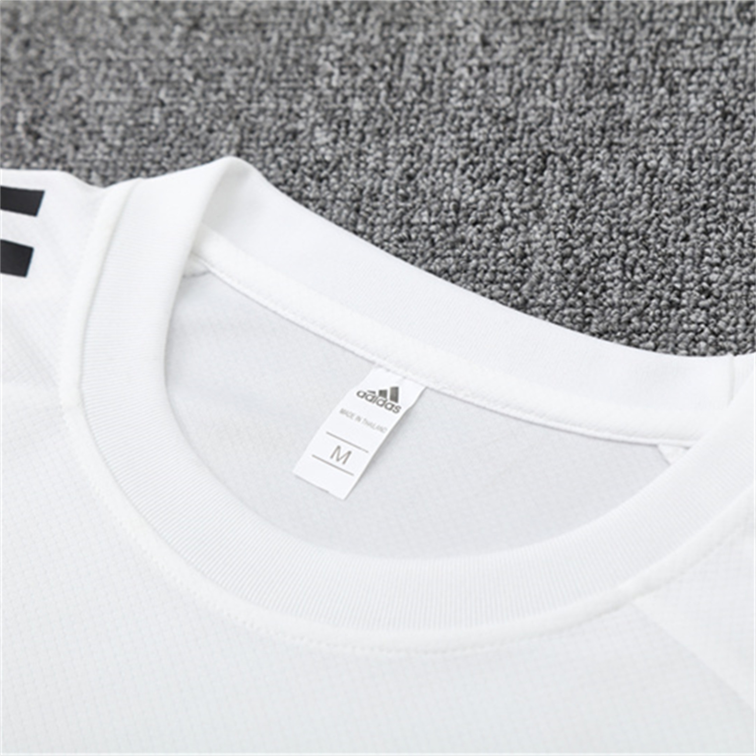 AlphaJersey-INT M.A.M 25-26 Short-Sleeve Training Set - White Top and Black Shorts