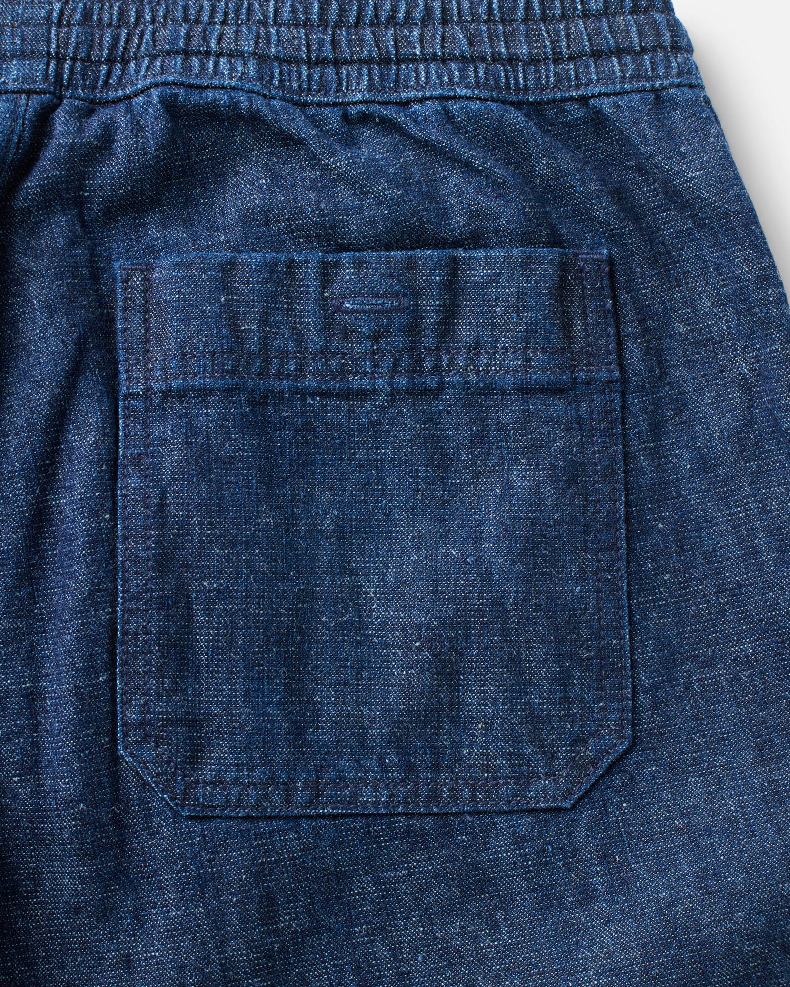 The Breakwater Pant in Rinsed Indigo Hemp Denim | Modern Menswear by yycbvcnbmmnbm