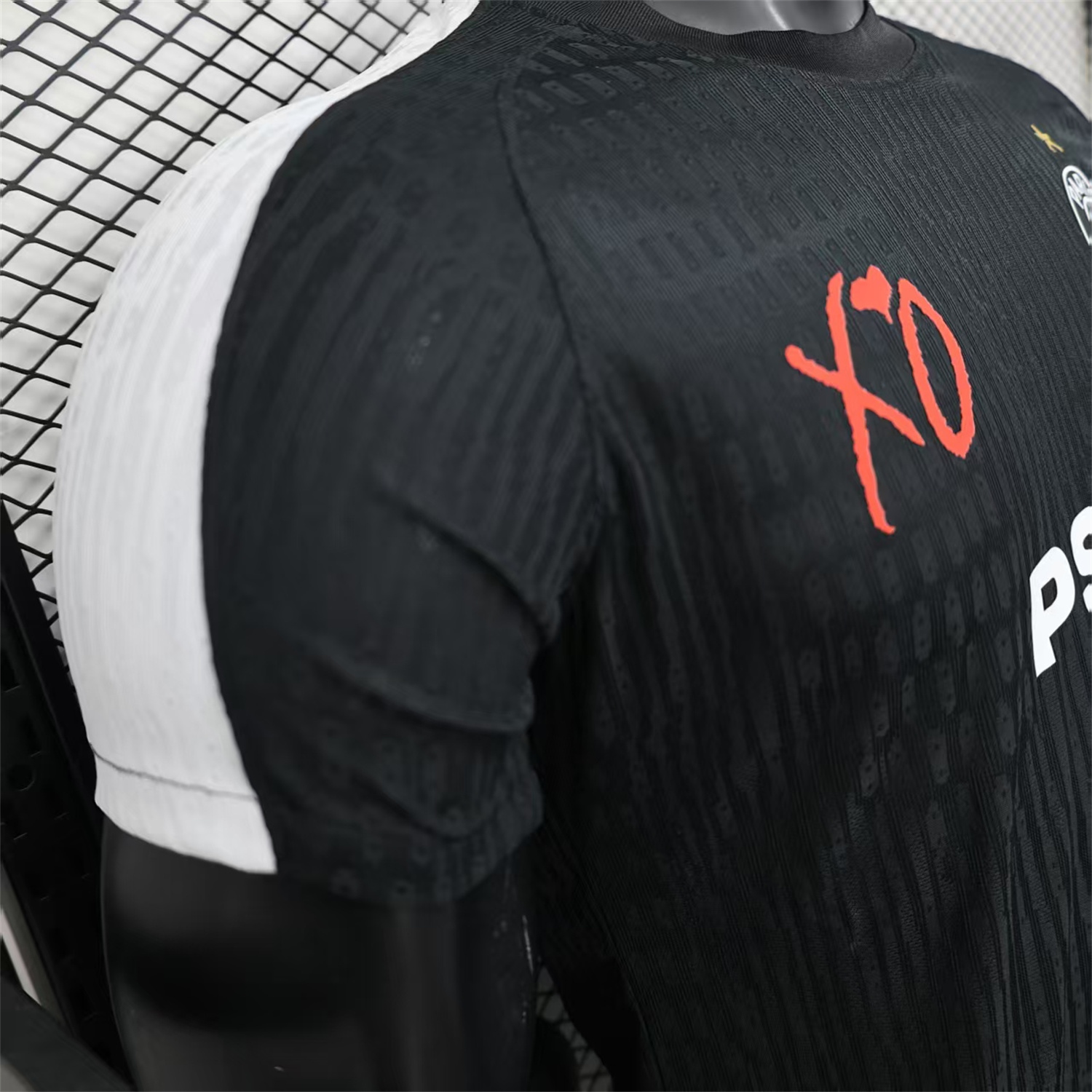 AlphaJersey-Paris Saint-Germain PSG 25-26 Black XO Special Jersey - Player Version