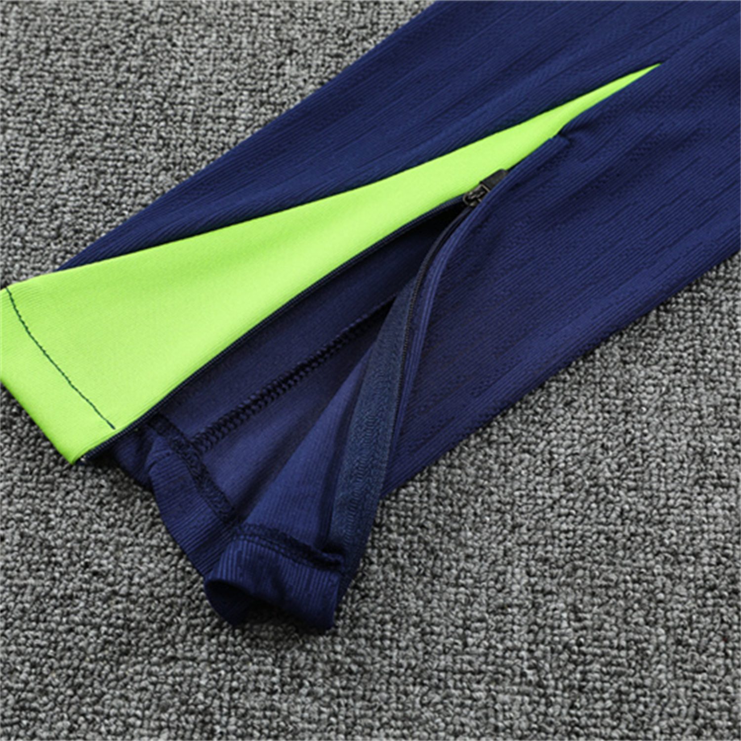 AlphaJersey-Brazil 25-26 Long Sleeve Training Set - Colorful Camouflage Top & Royal Blue Pants