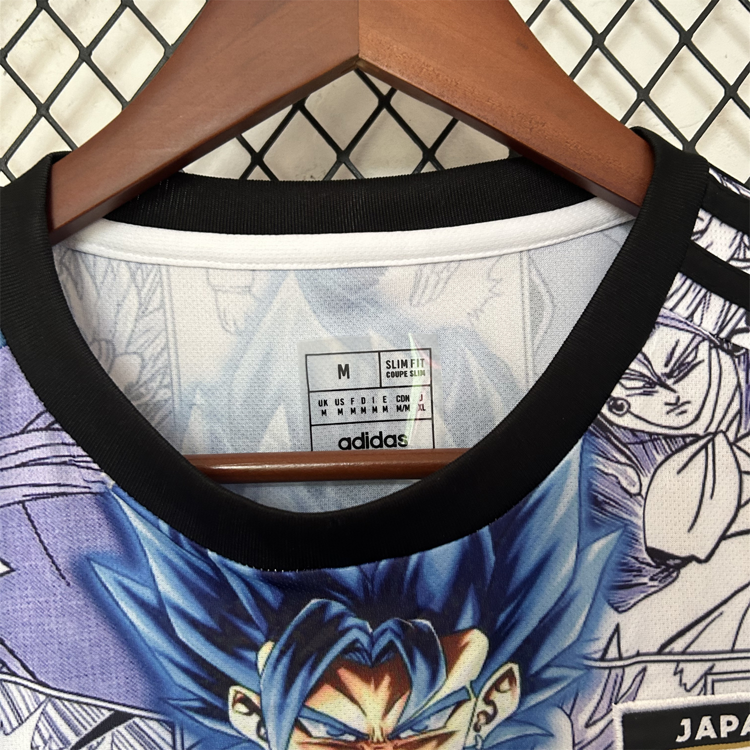 AlphaJersey-Japan 25-26 Blue Goku Black & White Background Special Jersey - Fans Version