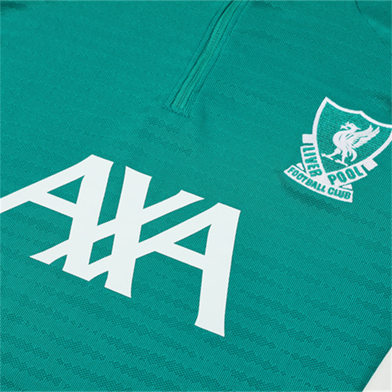 AlphaJersey-Liver.pool 25-26 Long Sleeve Training Set - Player Version - Green Top and Black Pants