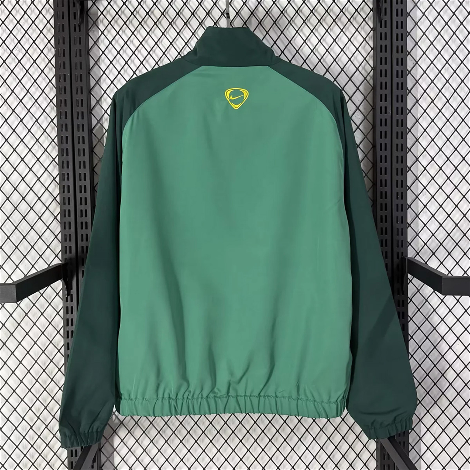 AlphaJersey-Brazil 2026 Windbreaker Jacket - Green And Yellow