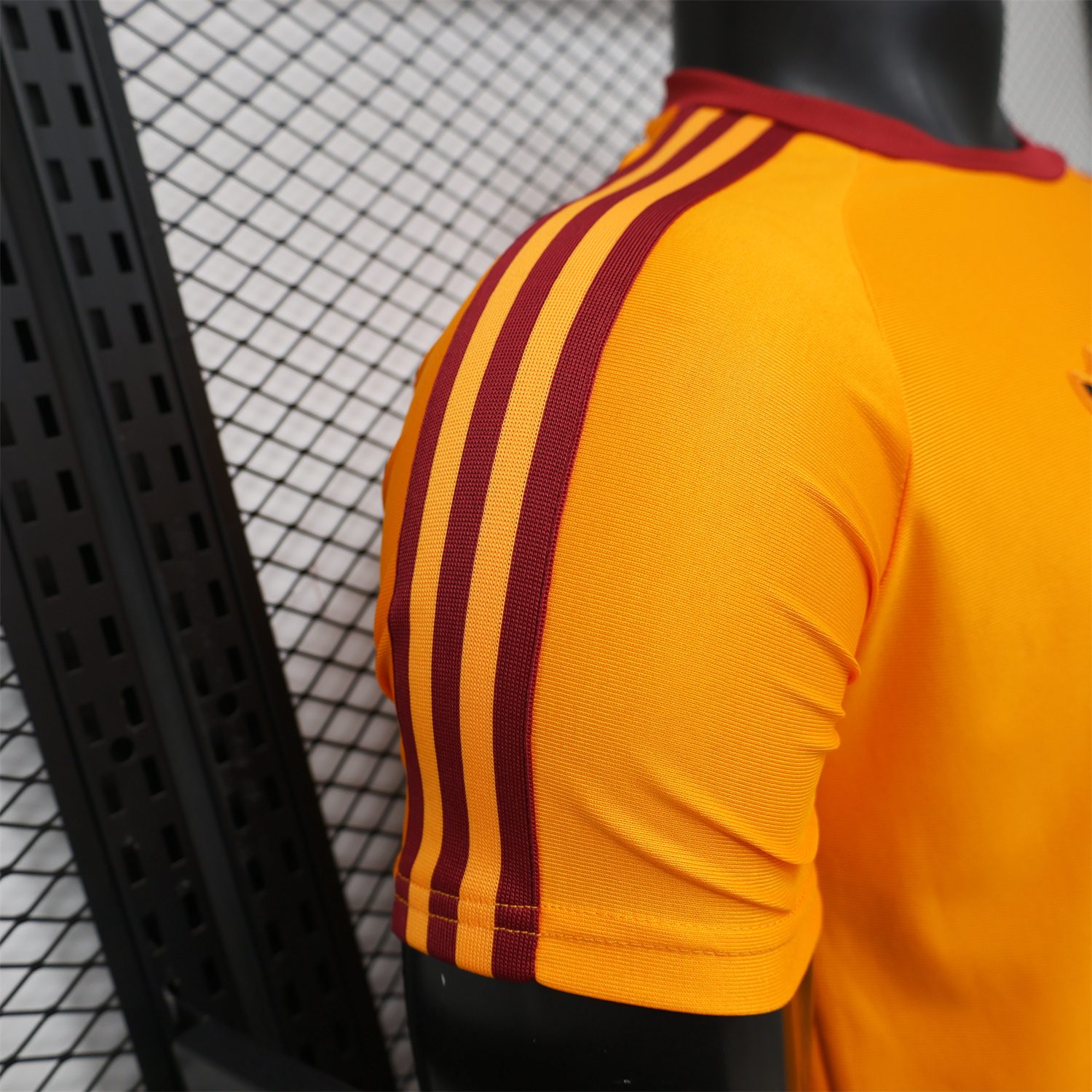 AlphaJersey-AS Roma 25-26 Retro Casual Style Orange Special Jersey - Player Version