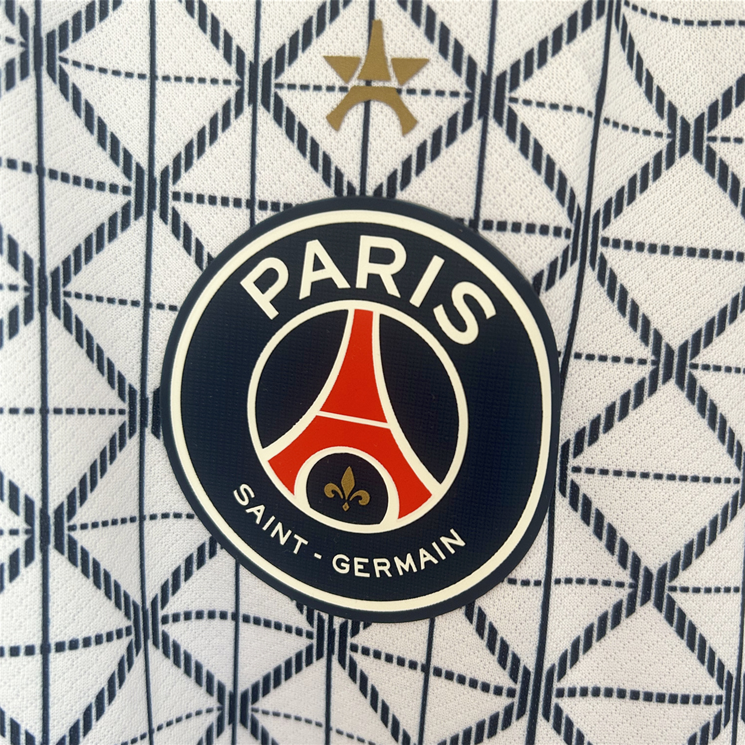 AlphaJersey-Paris Saint-Germain PSG 25-26 White Pre-Match Training Jersey - Fans Version