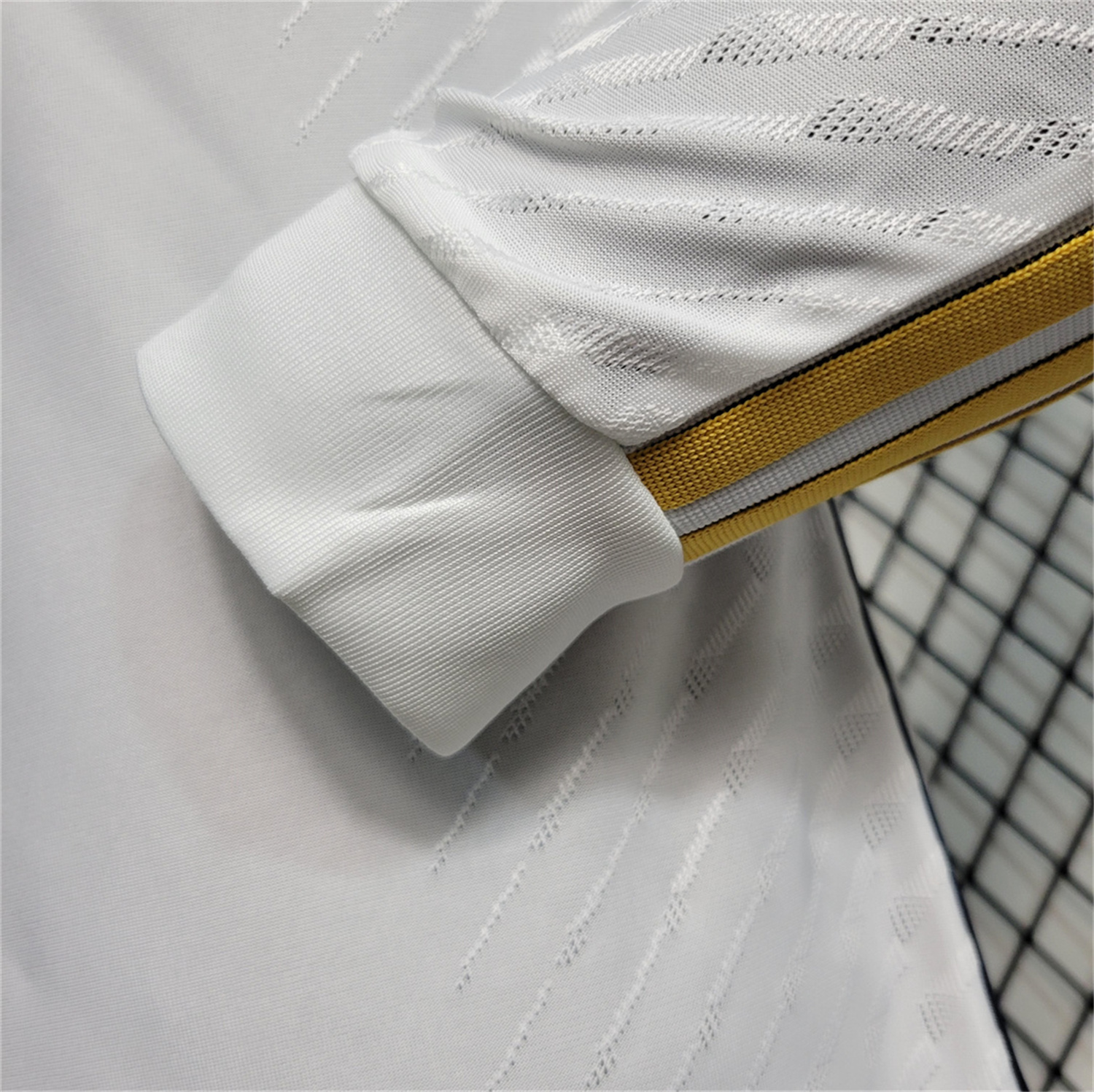 AlphaJersey-Retro Real Madrid 2023-24 Home Long Sleeves Jersey - Player Version