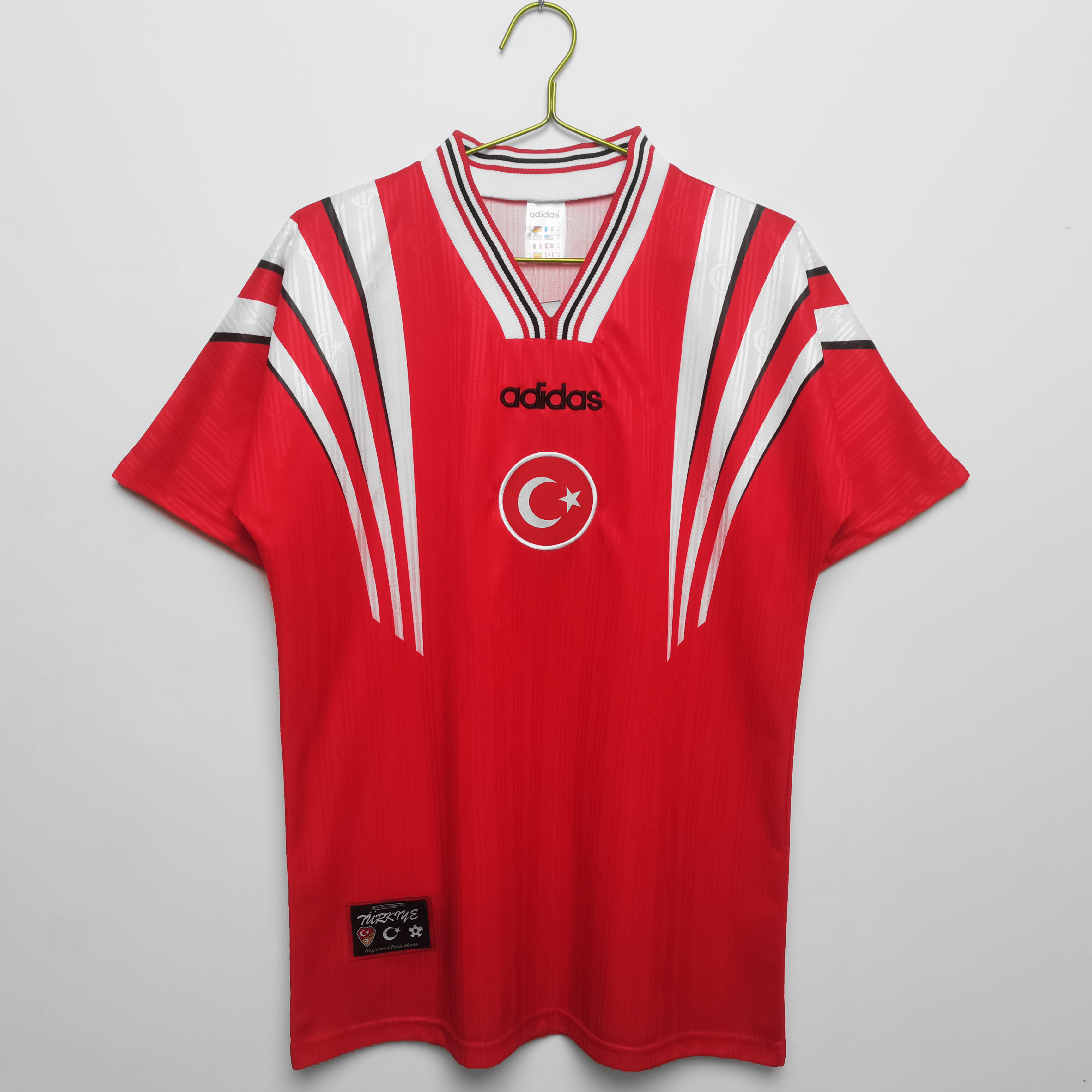 AlphaJersey-Retro Turkey 1996 Home Stadium Jersey