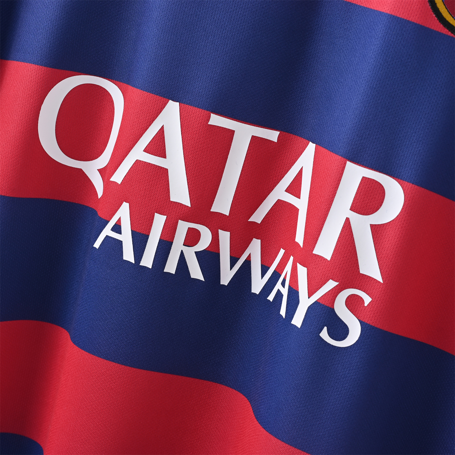 AlphaJersey-Retro Barcelona 15-16 Home Long Sleeves Jersey