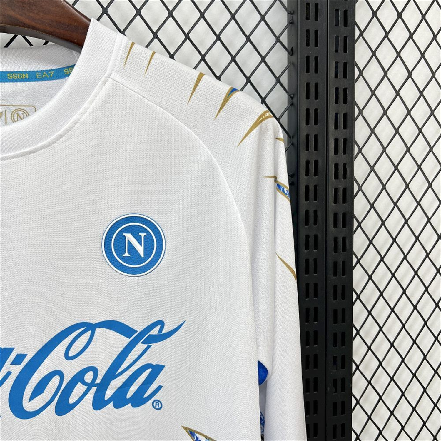 AlphaJersey-Napoli 25-26 CocaCola White Special Jersey - Fans Version