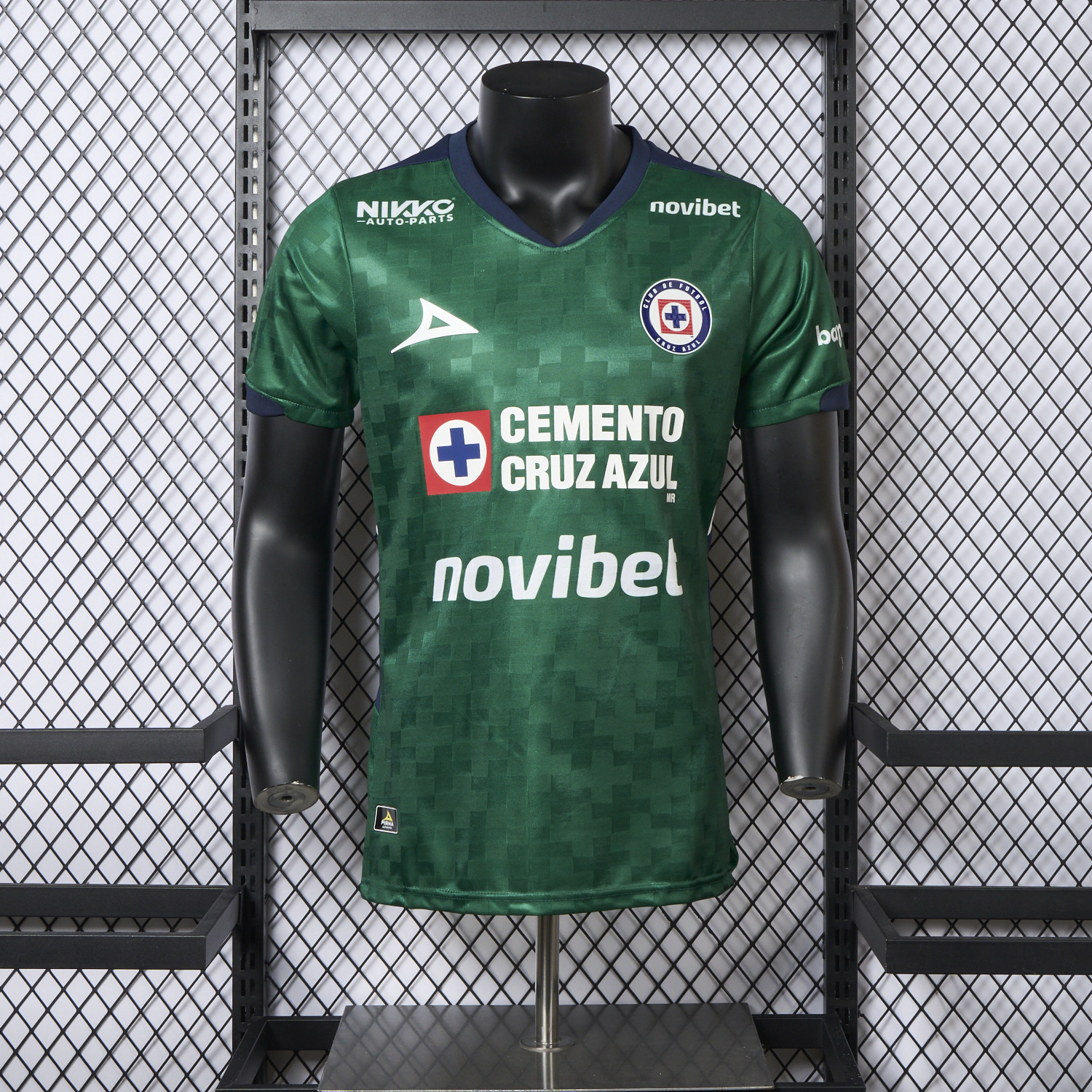 AlphaJersey-Cruz Azul 25-26 Goalkeeper Green Jersey - Player Version