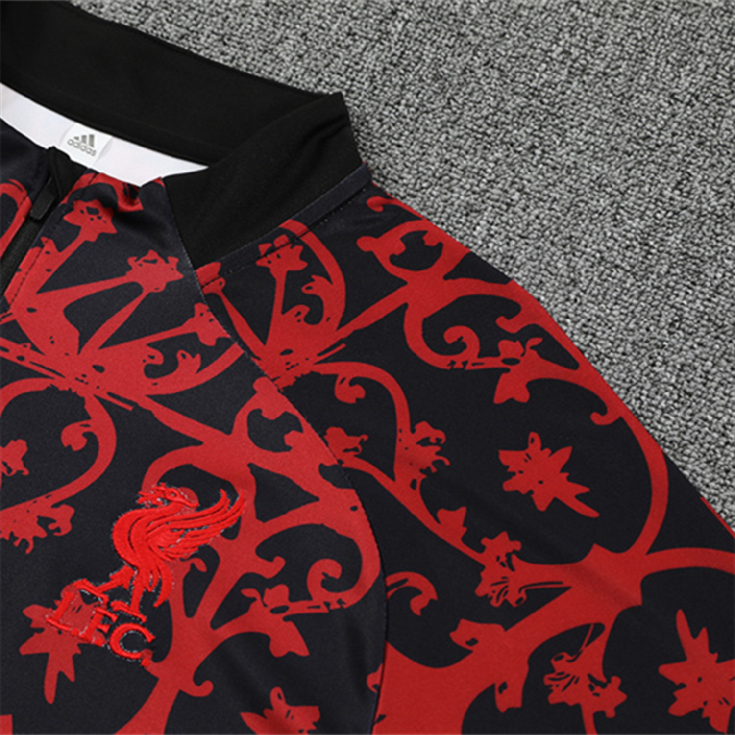 AlphaJersey-Liver.pool 25-26 Long Sleeve Training Set - Red Camouflage Top & Blsck Pants
