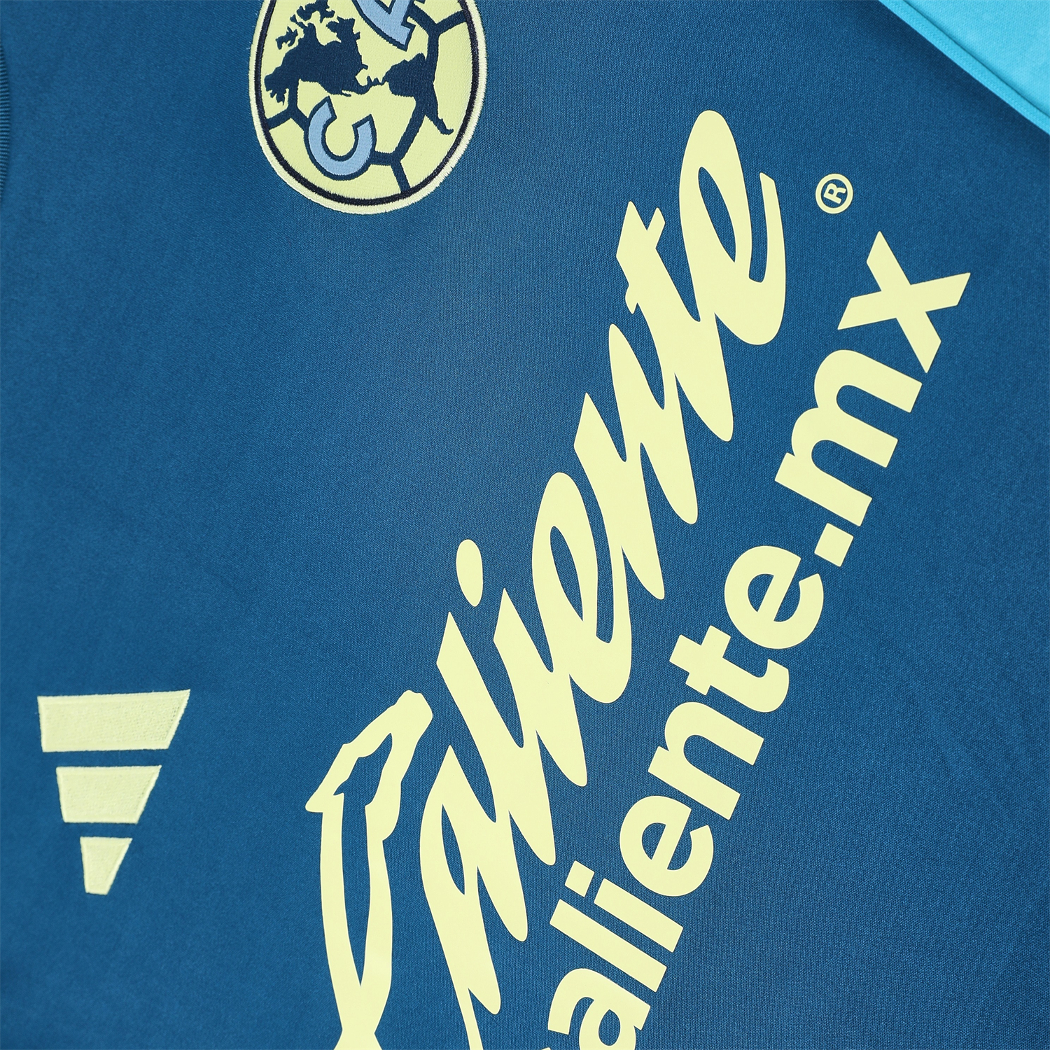 AlphaJersey-Club América 25-26 Short-Sleeve Training Set - Deep Blue Top & Deep Blue Shorts