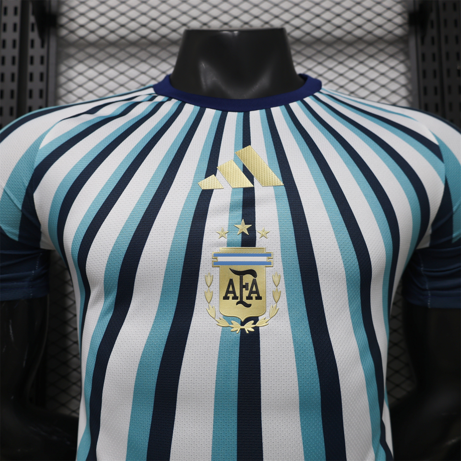 AlphaJersey-Argentina 2026 Blue Rays Pre-Match Training Kit - Player Version