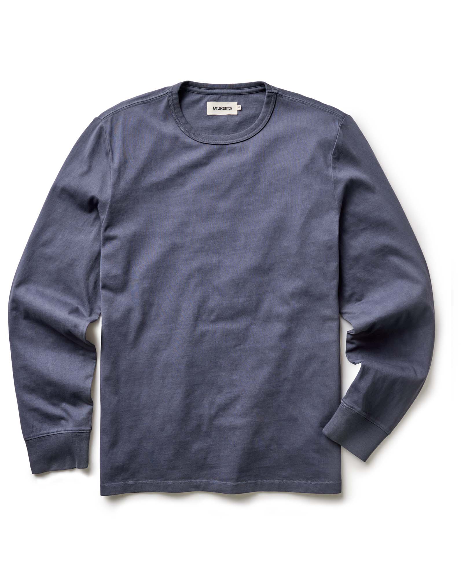 The Organic Cotton Long Sleeve Tee in Navy | Modern Menswear by yycbvcnbmmnbm