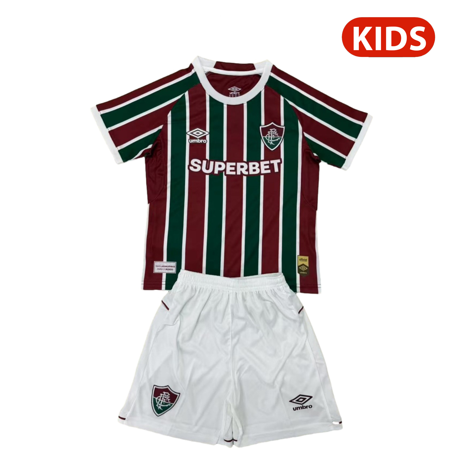 AlphaJersey-Fluminense 25-26 Home Kids Kit