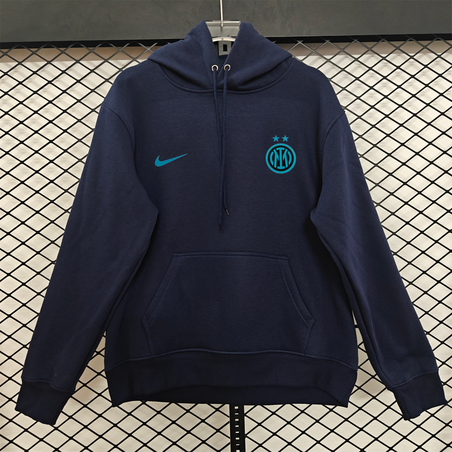 AlphaJersey-Inter Milan 25-26 Third Blue Icon Unisex Pullover Hoodie